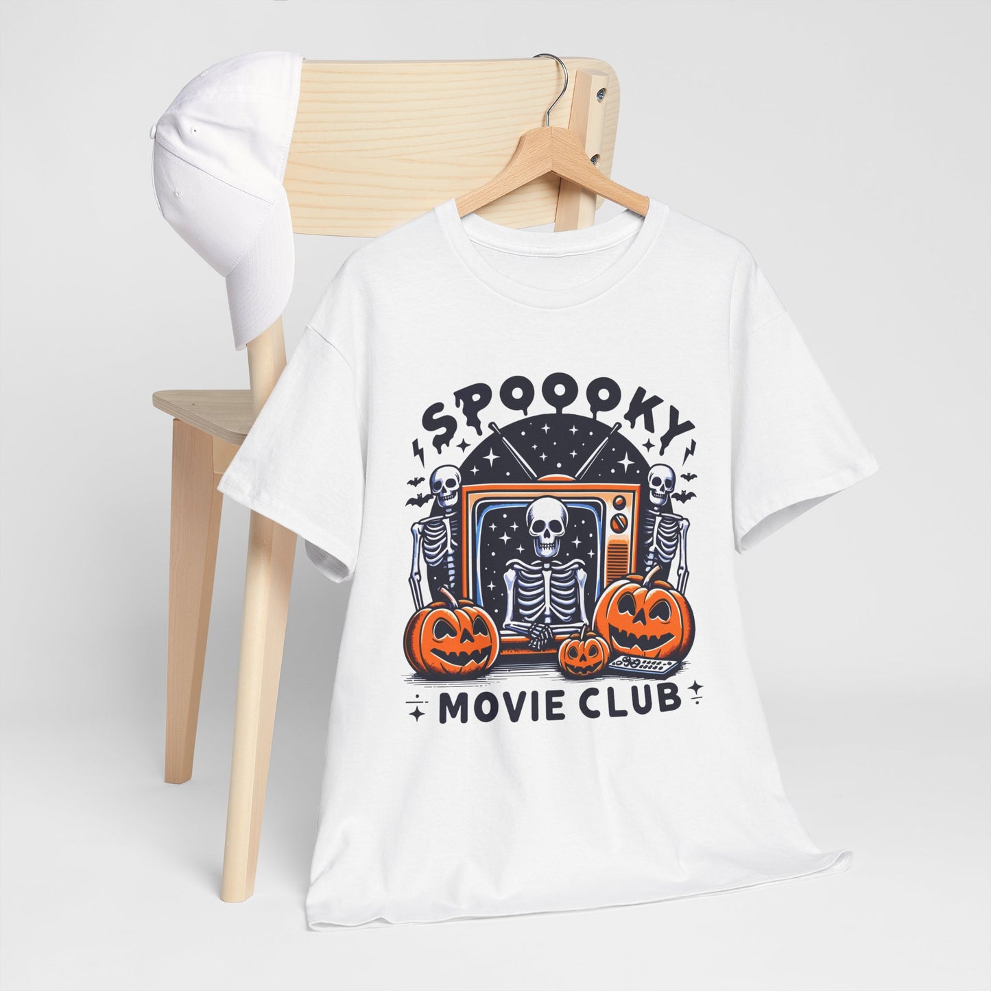 Spooky Movie Club Theme -  Unisex Cotton Tee