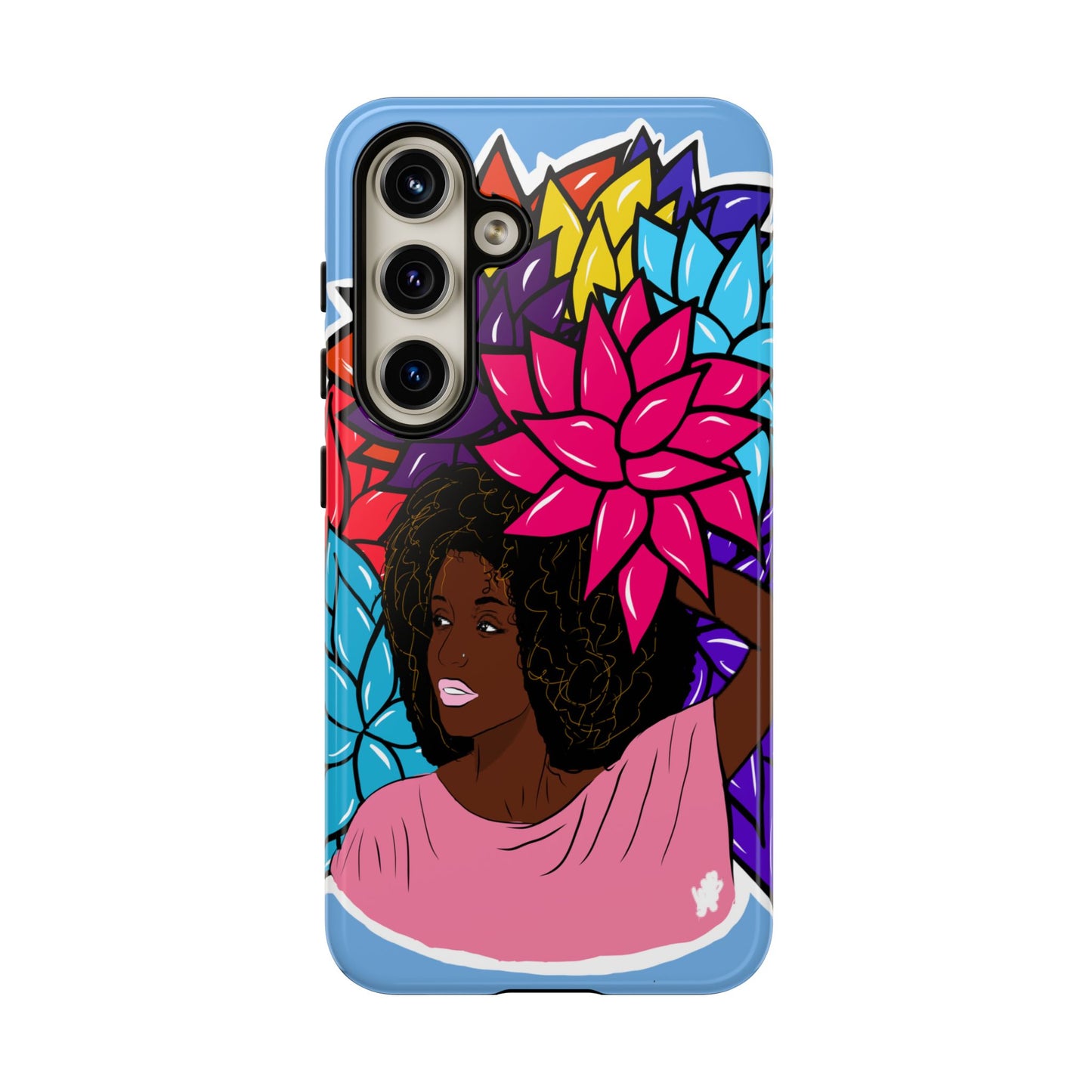 Beauty with Flowers - Tough Phone Cases