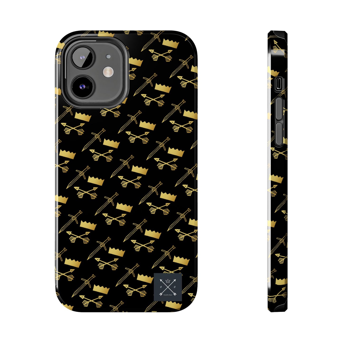 Gold and Bold Warrior (pattern) - Tough Phone Cases