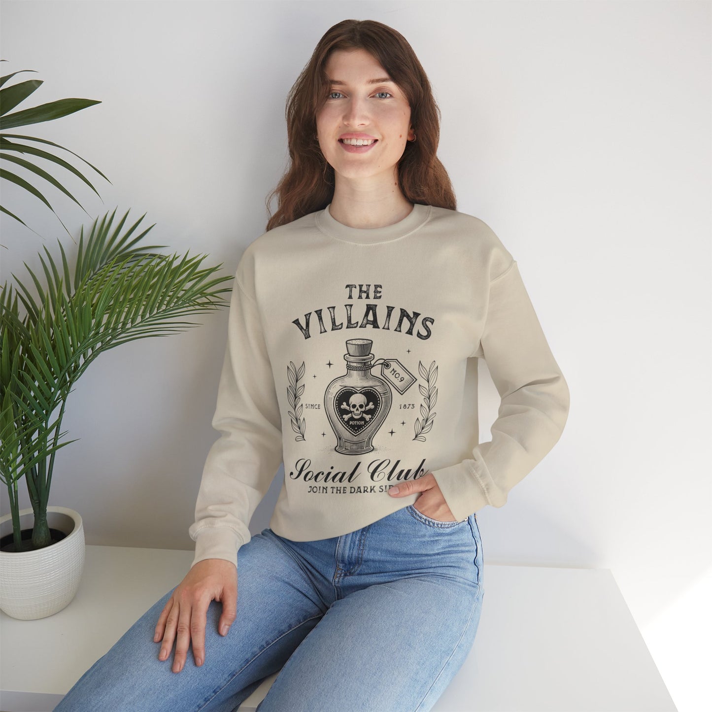 The Villains Social Club - Unisex Heavy Blend™ Crewneck Sweatshirt