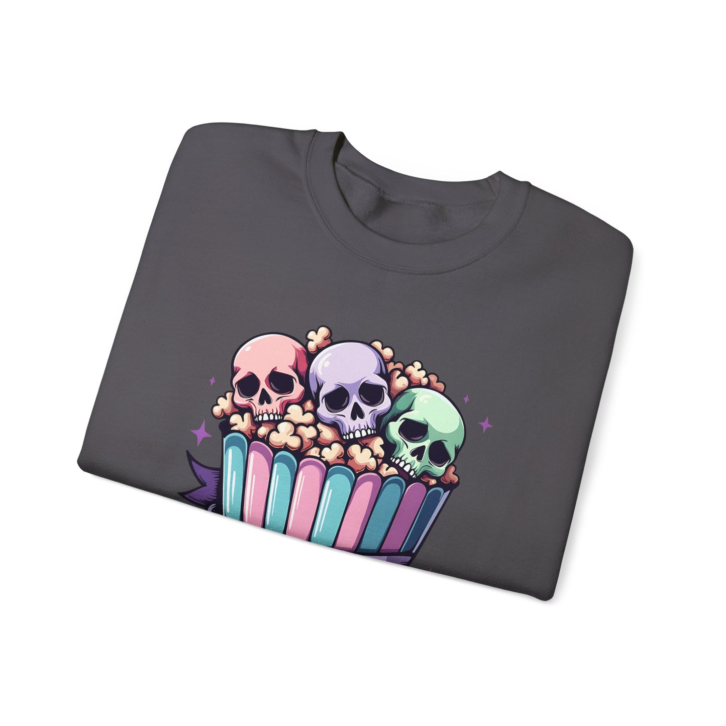 Horror Movies Popcorn Bucket Skulls - Sweatshirt