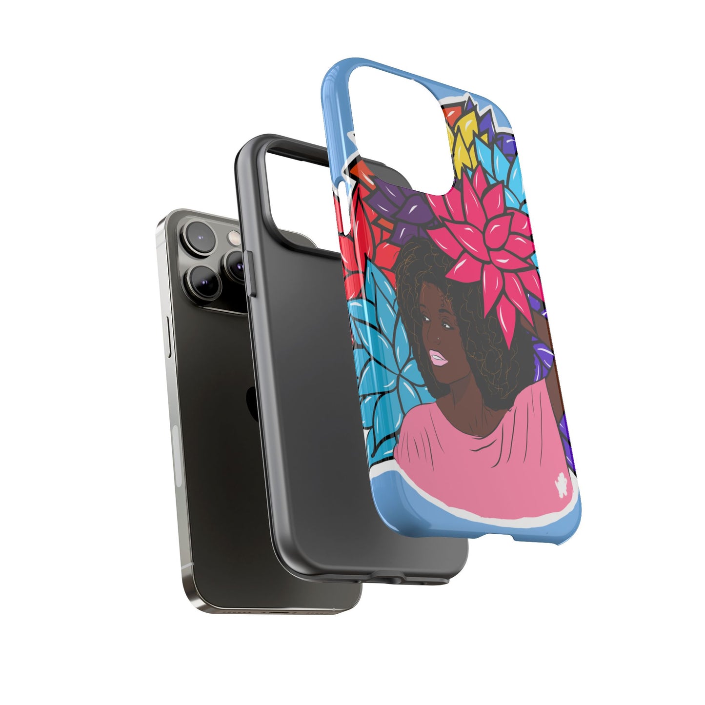 Beauty with Flowers - Tough Phone Cases