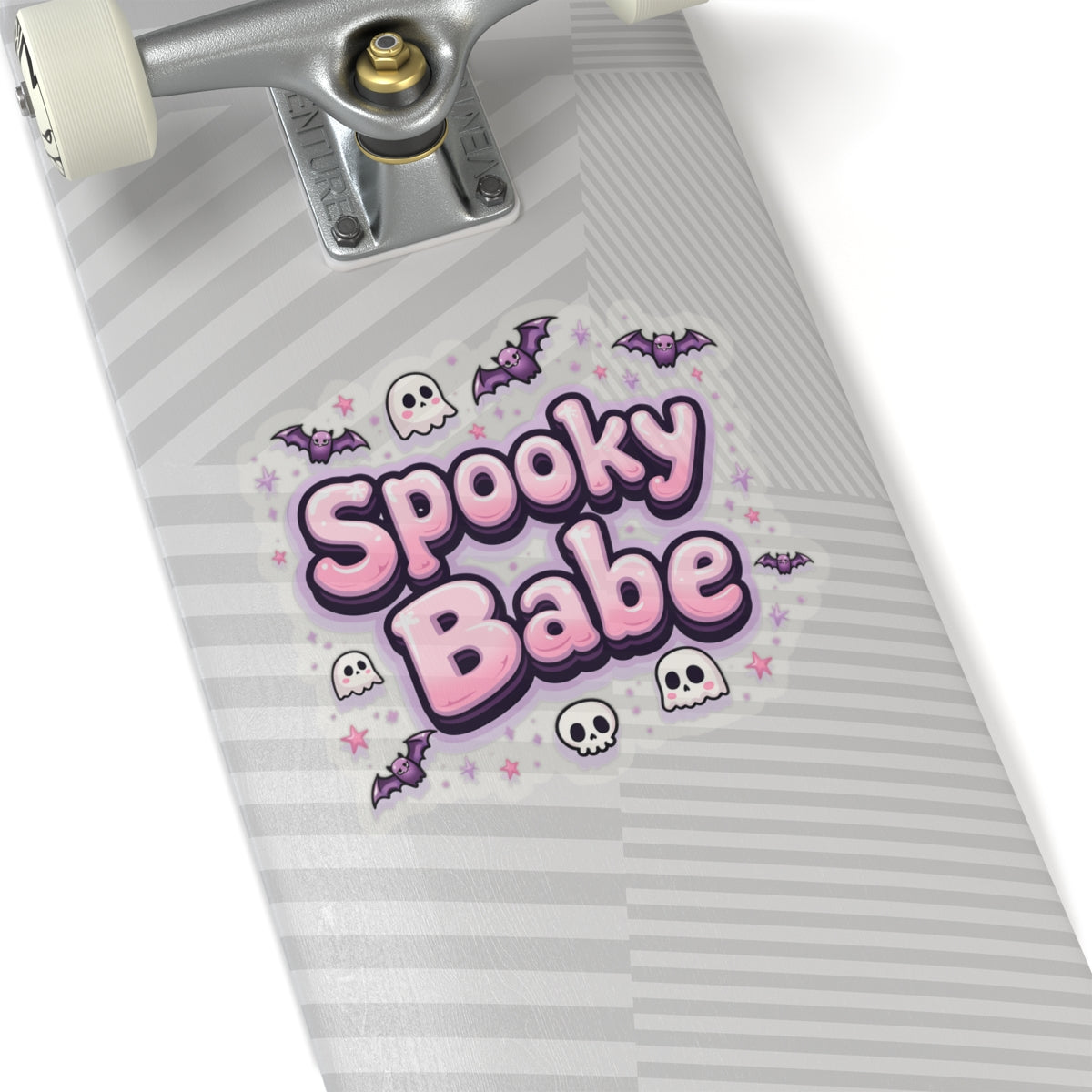 Pink Spooky Babe - Halloween Kiss-cut Stickers