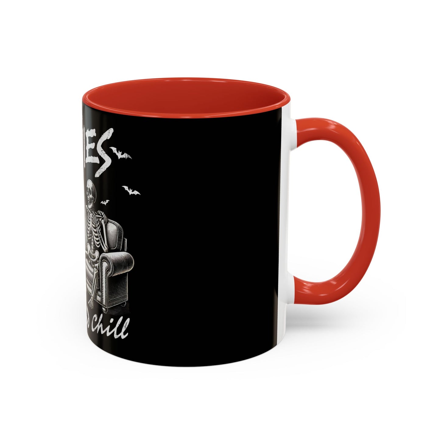 Horror Movies and Chill - Accent Coffee Mug (11, 15oz)