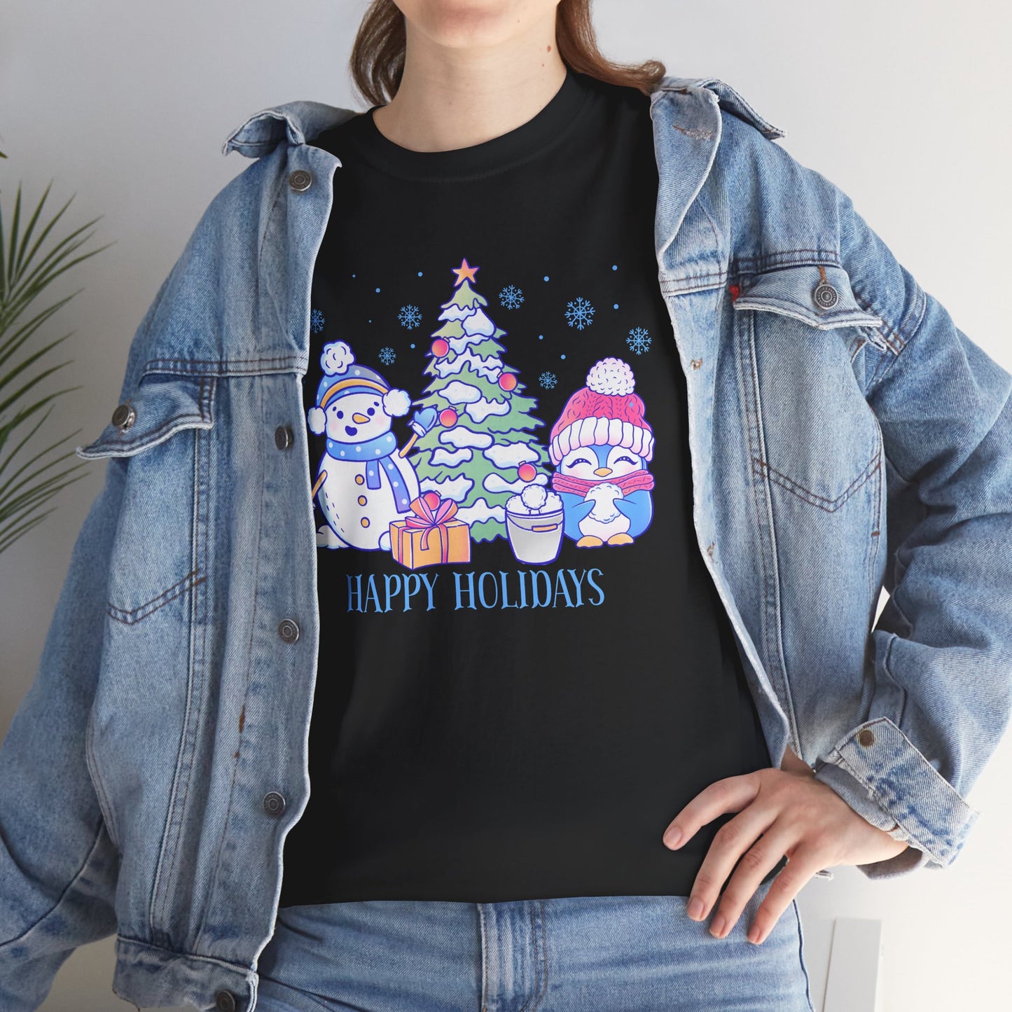 Christmas Holiday Unisex Tee - Happy Holidays