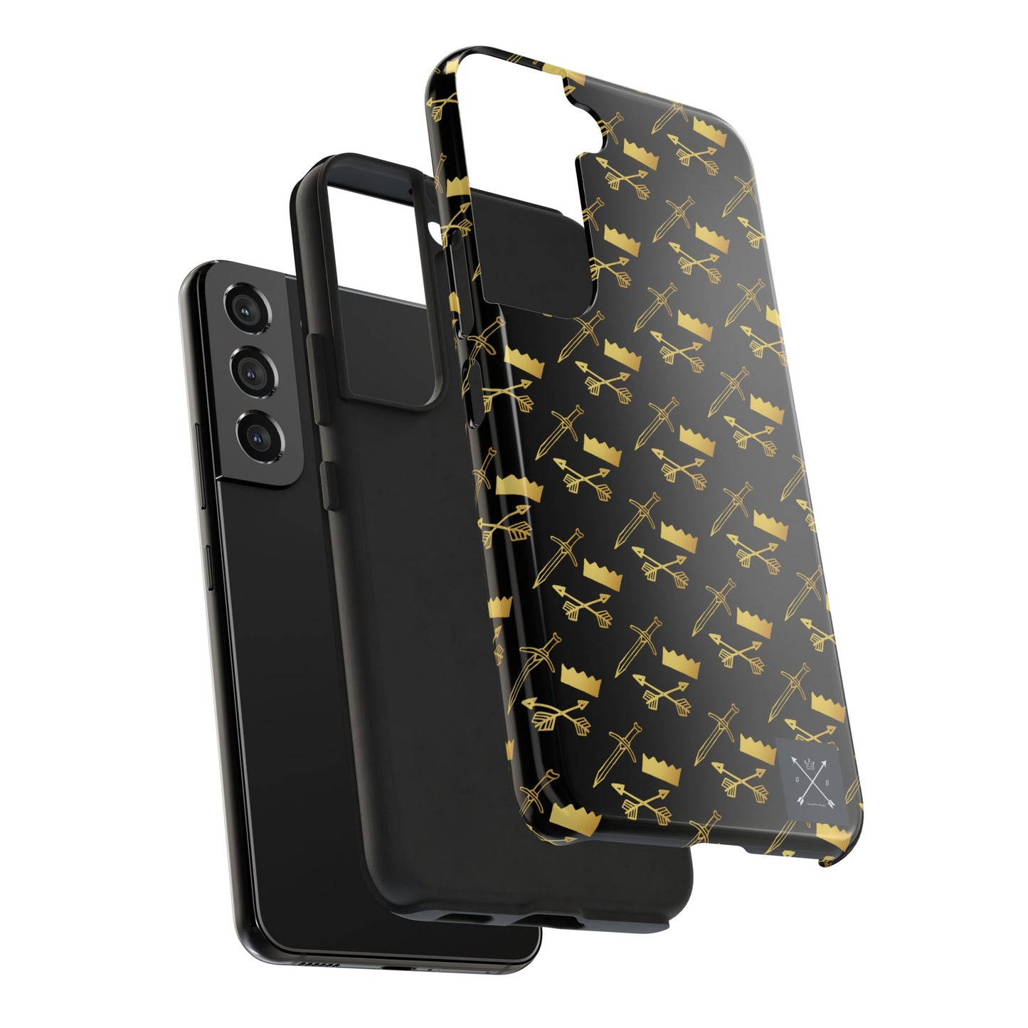 Gold and Bold Warrior (pattern) - Tough Phone Cases