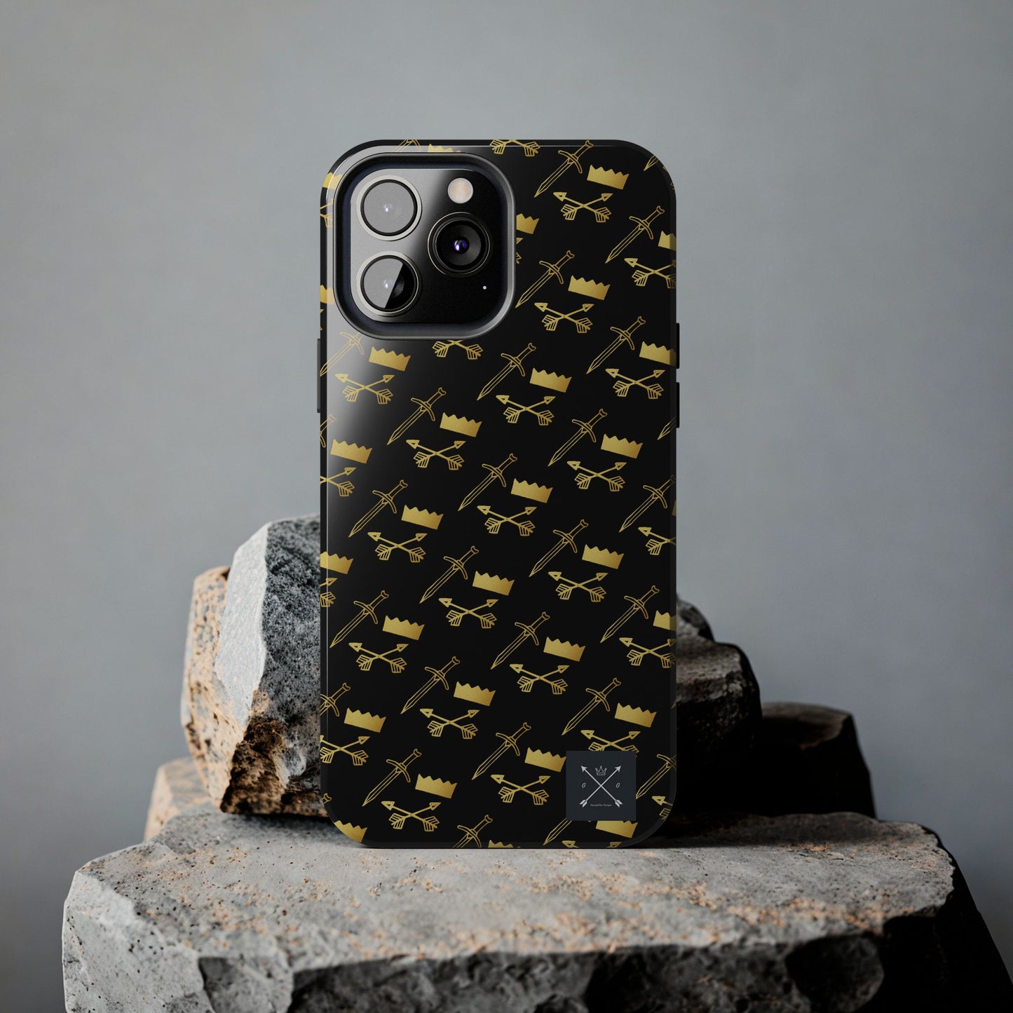 Gold and Bold Warrior (pattern) - Tough Phone Cases