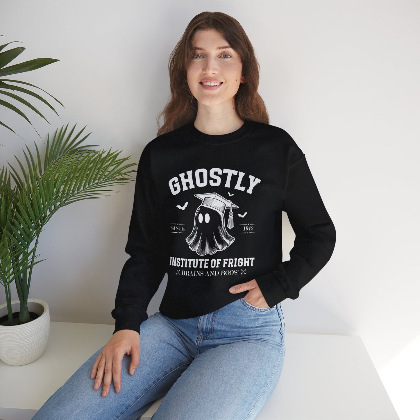 Ghostly Institute of Fright Education - Crewneck Sweatshirt