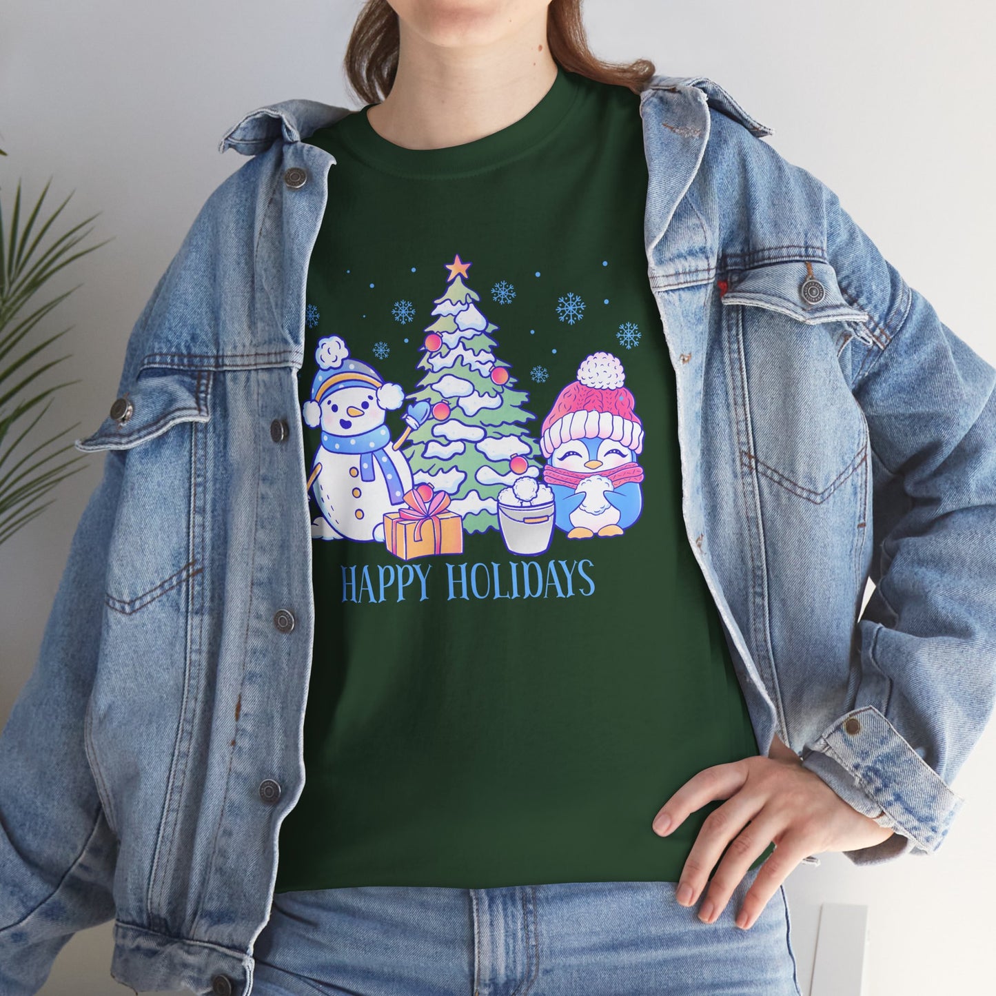 Christmas Holiday Unisex Tee - Happy Holidays