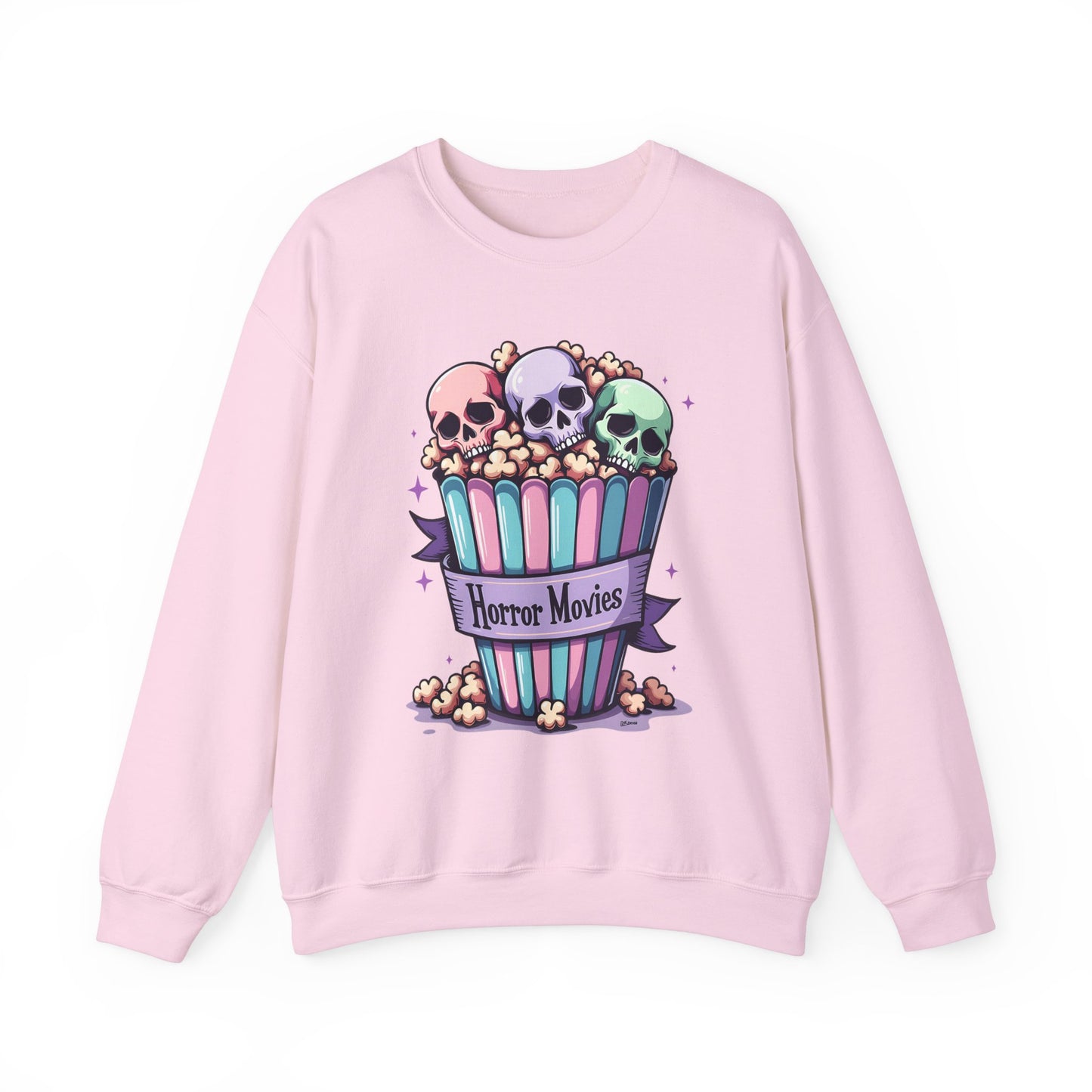 Horror Movies Popcorn Bucket Skulls - Sweatshirt