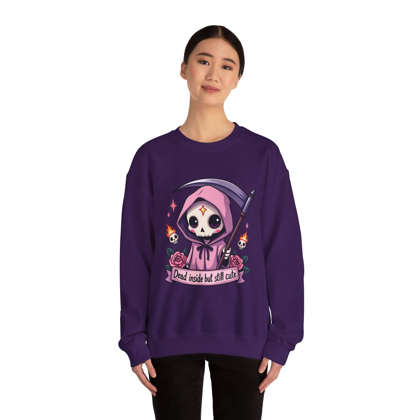 Dead Inside But Still Cute - Unisex Heavy Blend™ Sweatshirt