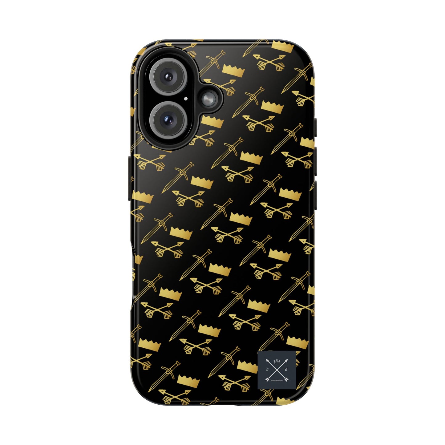 Gold and Bold Warrior (pattern) - Tough Phone Cases