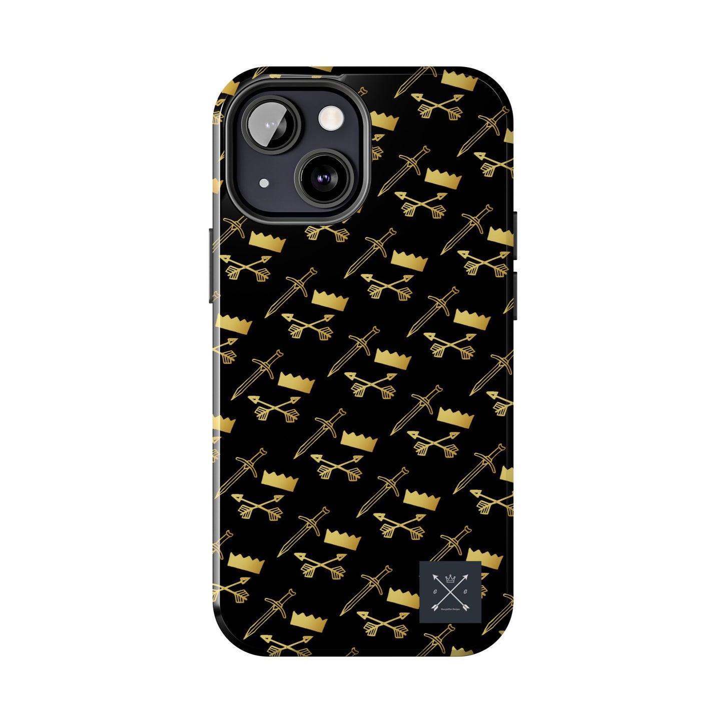 Gold and Bold Warrior (pattern) - Tough Phone Cases