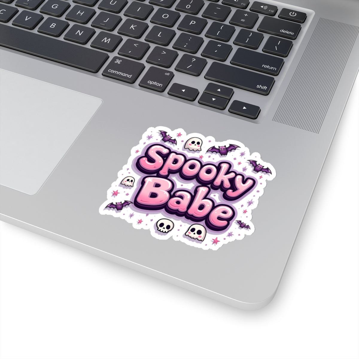 Pink Spooky Babe - Halloween Kiss-cut Stickers