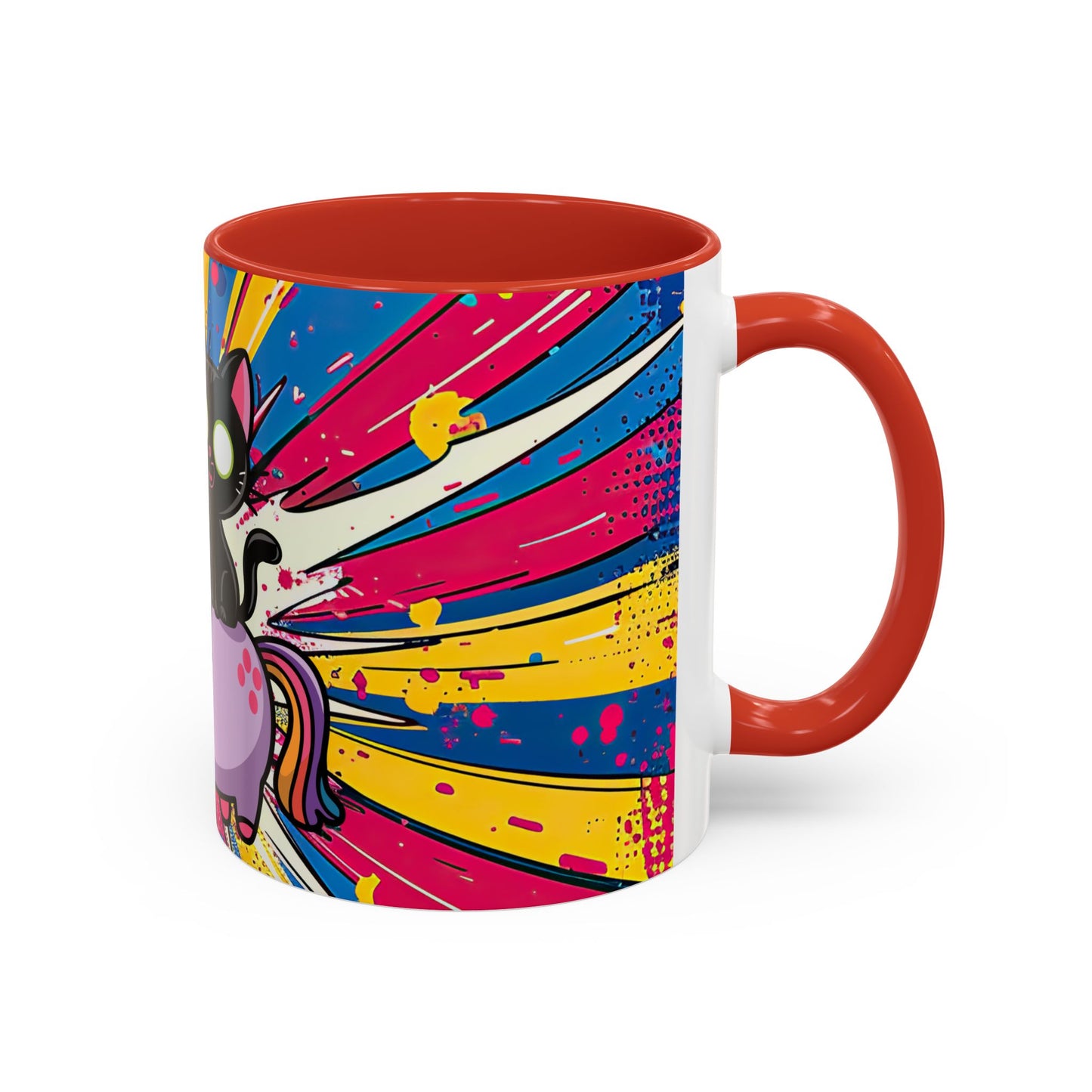 Giddy Up There's Chaos To Spread, Unicorn Cat Design - (11oz or 15oz) Coffee Mug