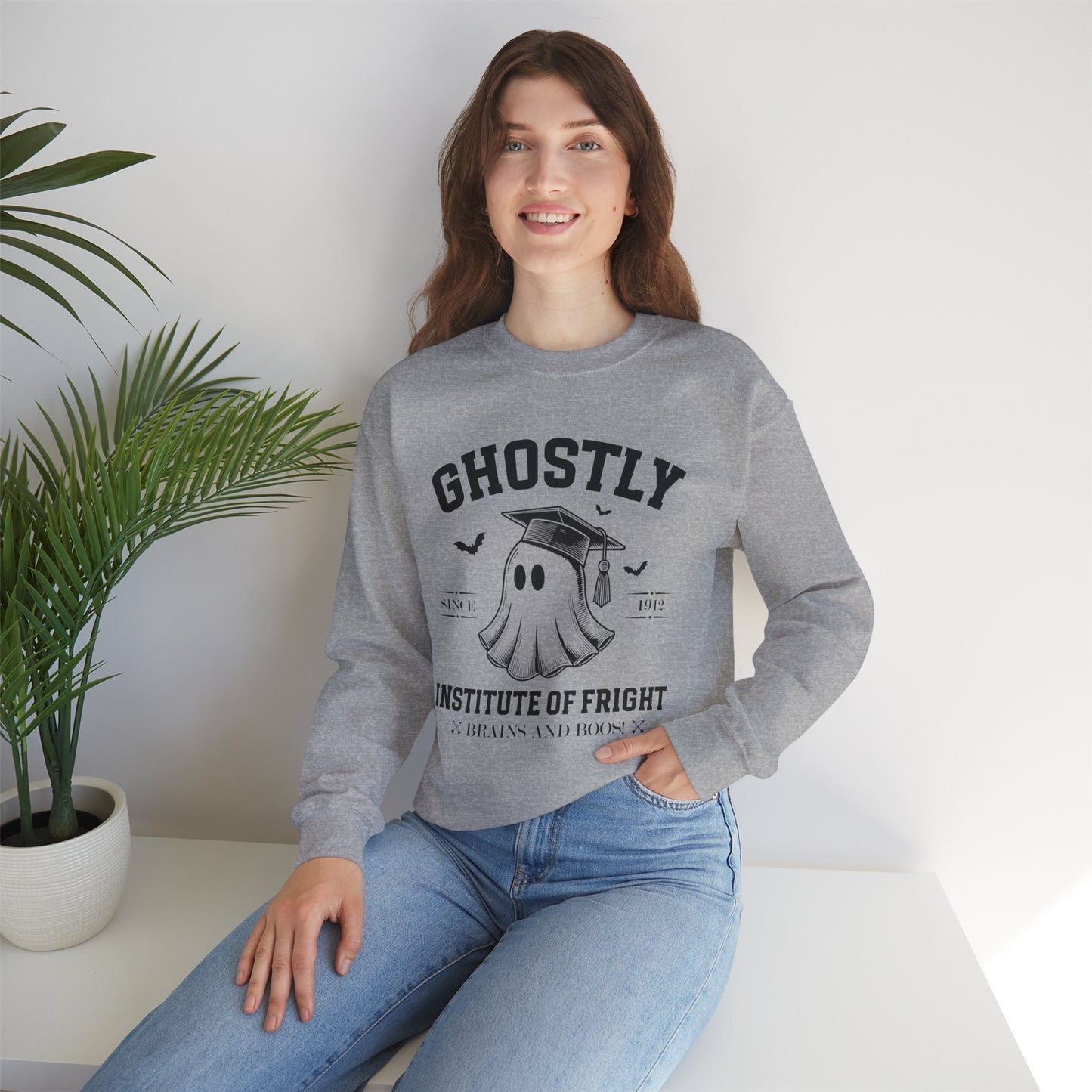 Ghostly Institute of Fright Education - Crewneck Sweatshirt