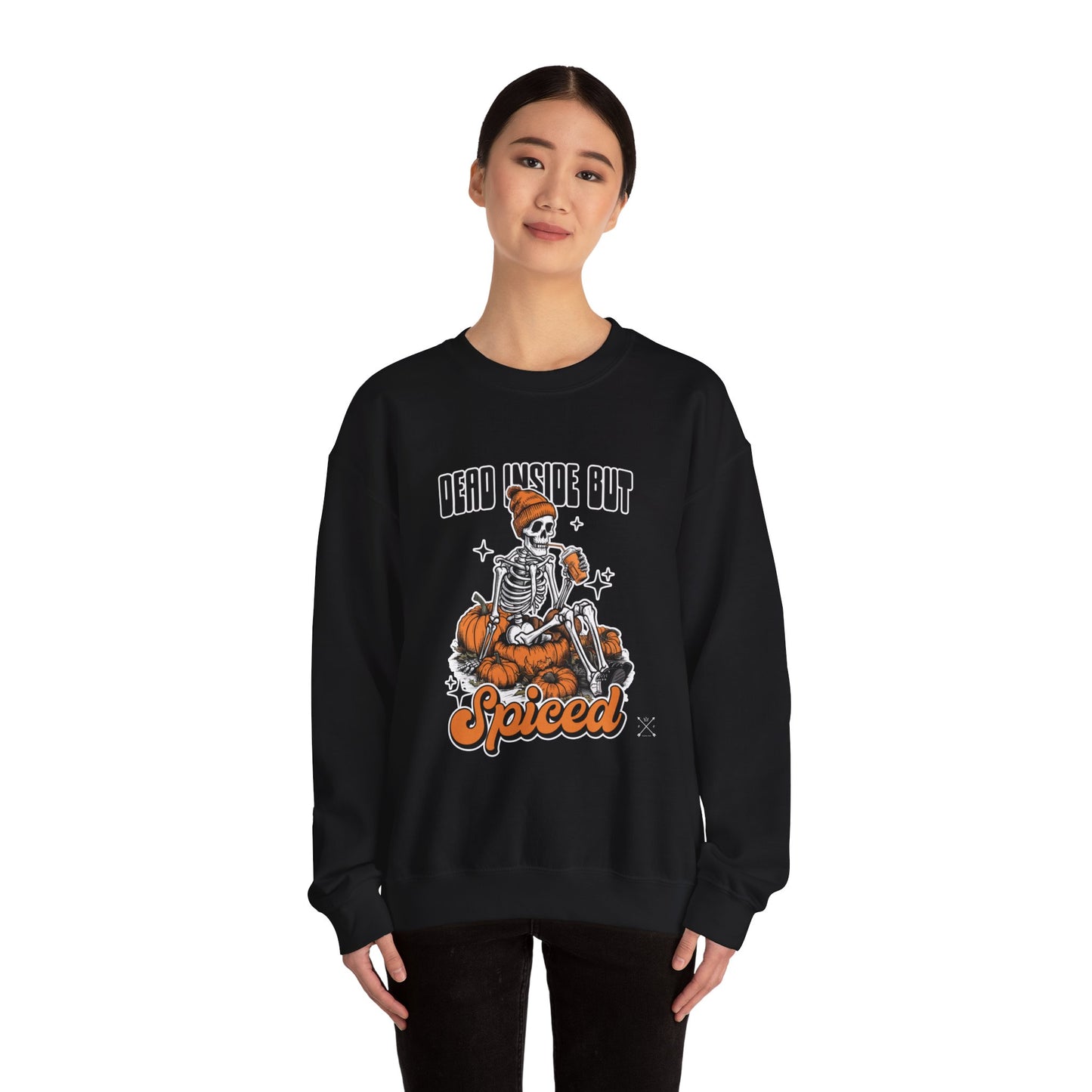 Dead Inside But Spiced - Unisex Heavy Blend™ Crewneck Sweatshirt