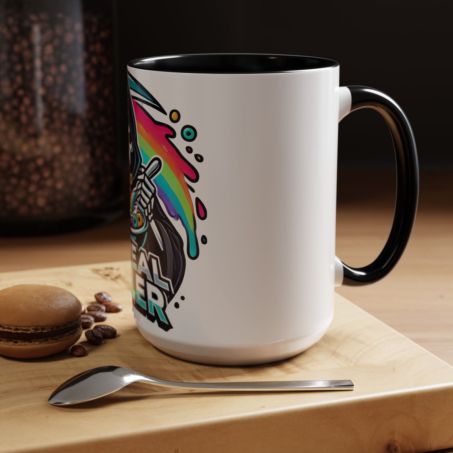 Cereal Killer Grimreaper - Accent Coffee Mug (11, 15oz)