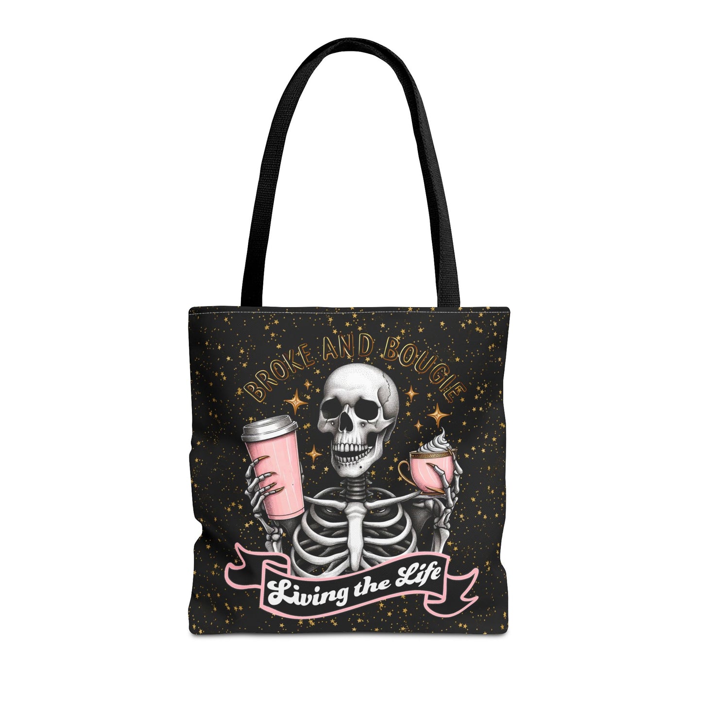 Broke and Bougie - Tote Bag (AOP)