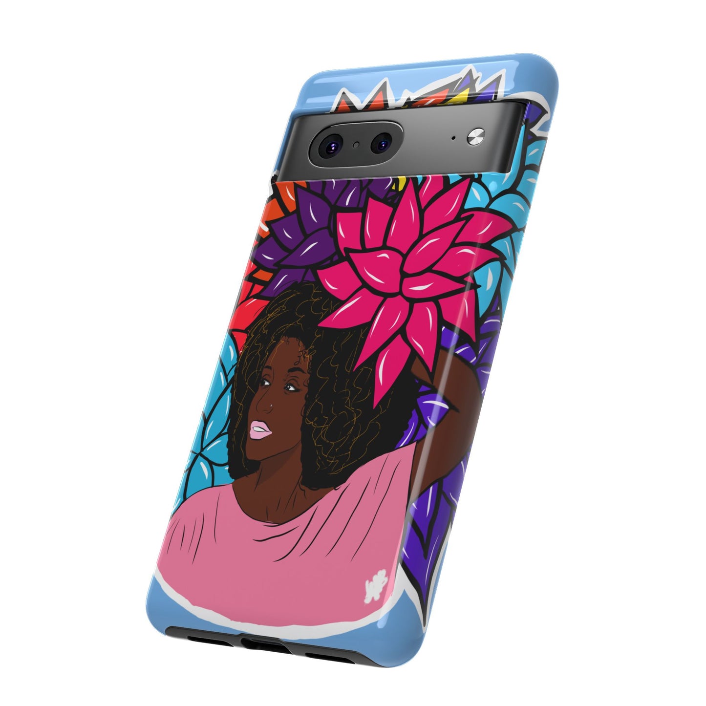 Beauty with Flowers - Tough Phone Cases