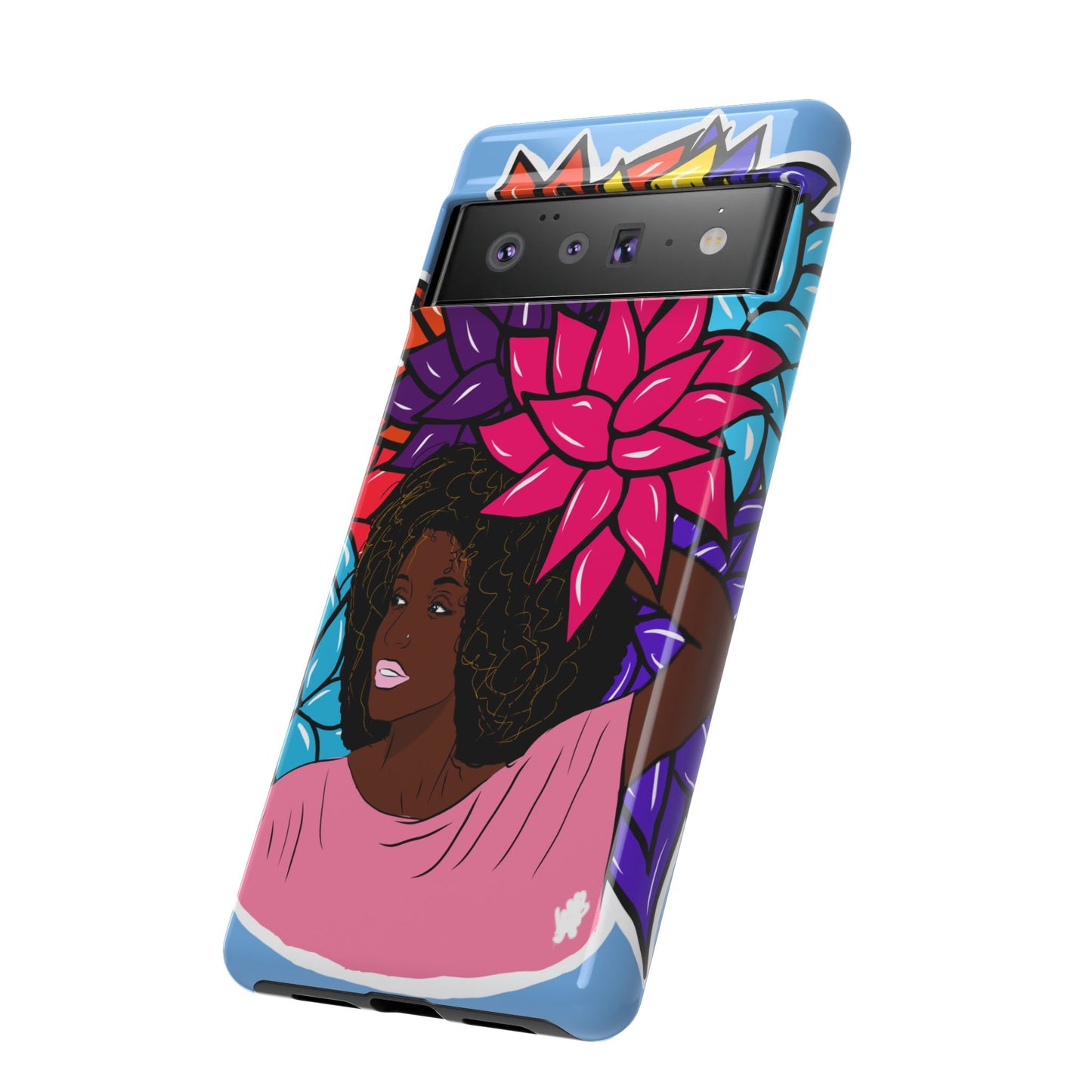 Beauty with Flowers - Tough Phone Cases