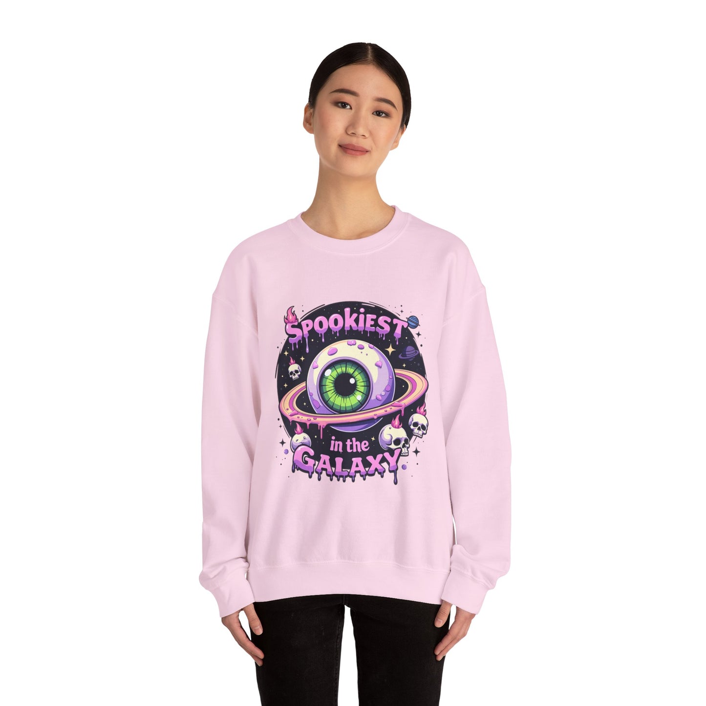 Spookiest in the Galaxy, Eyeball Planet Design - Sweatshirt