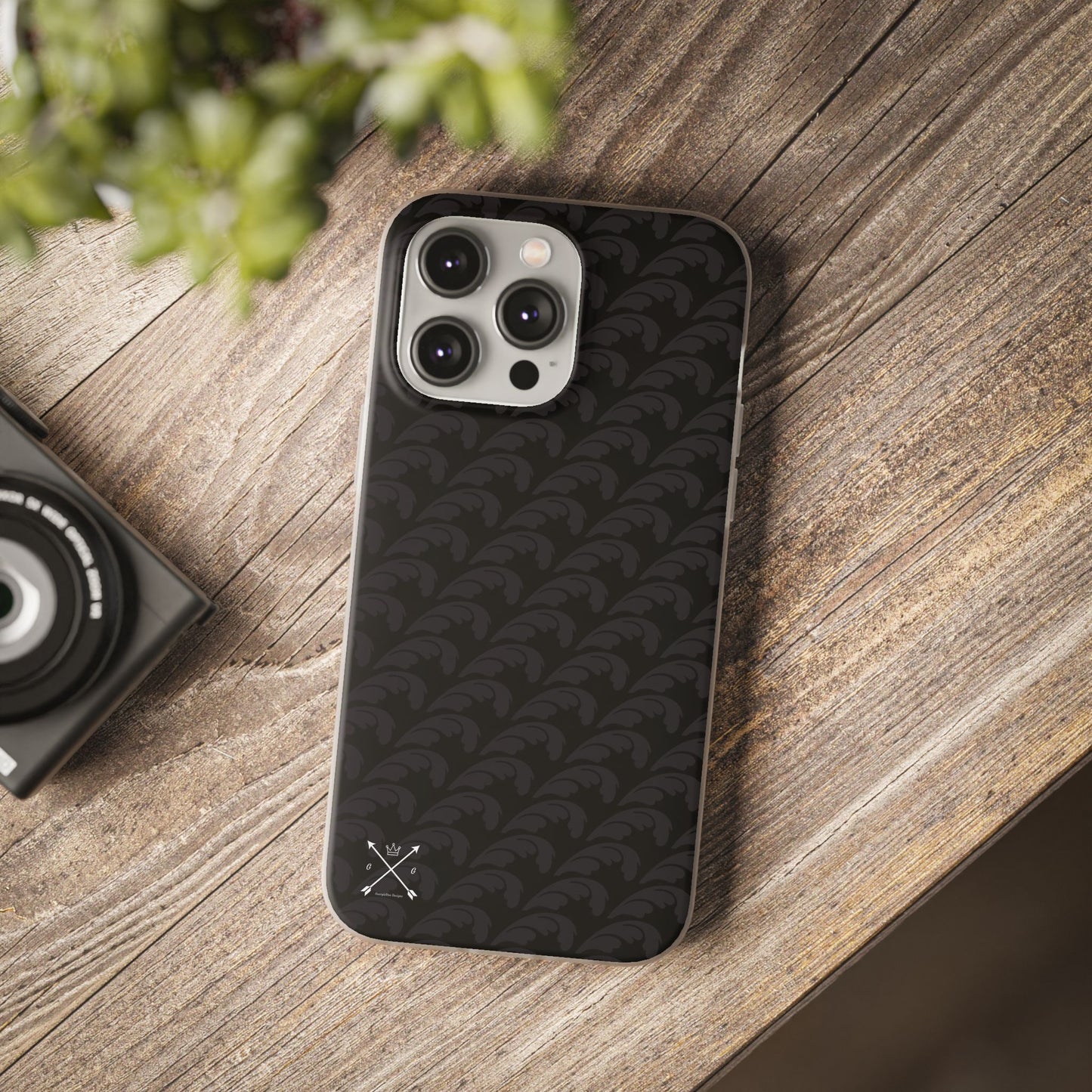 Beautiful Beloved Flourish (black/black) - Flexi Phone Cases