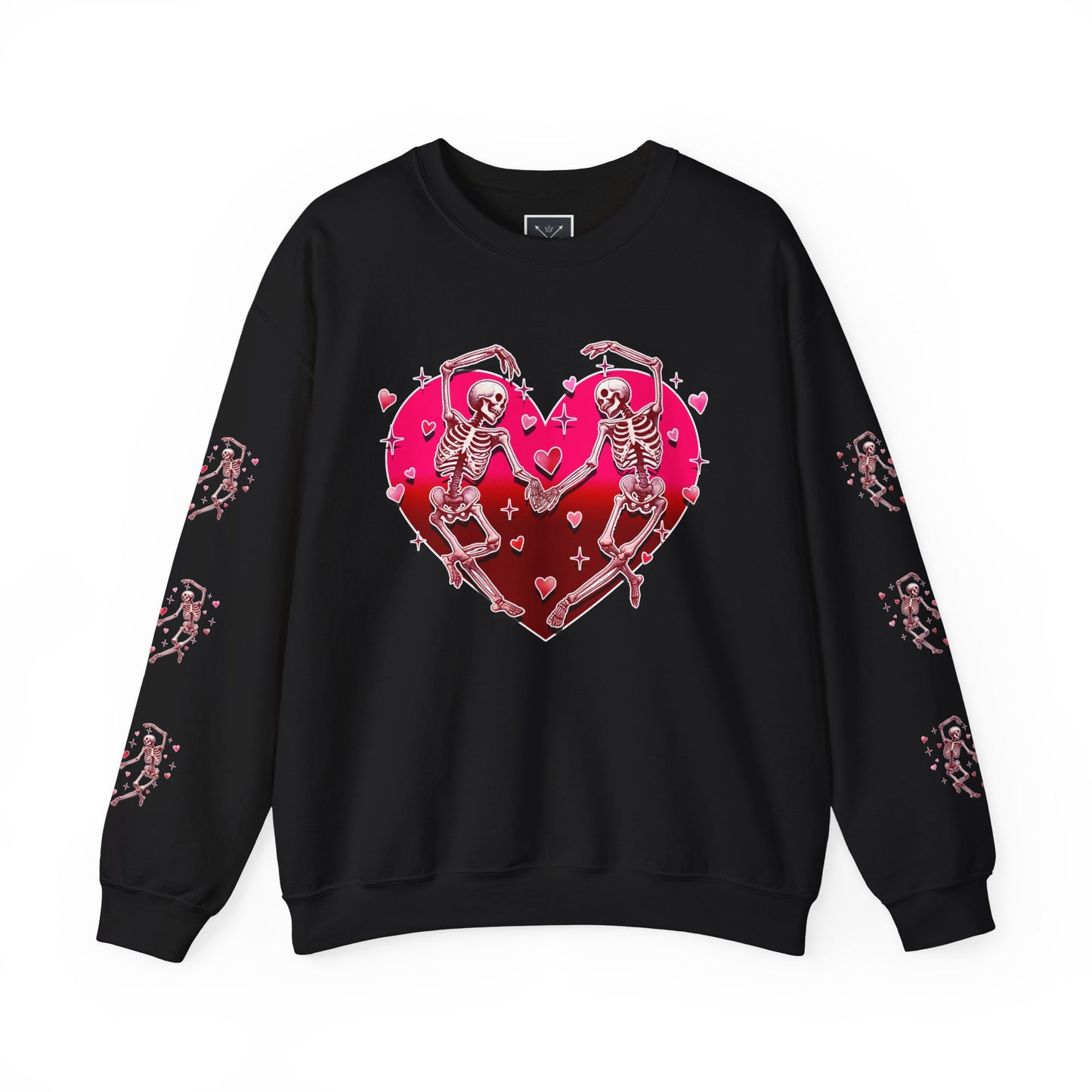 Dancing Skeleton Lovers - Crewneck Sweatshirt