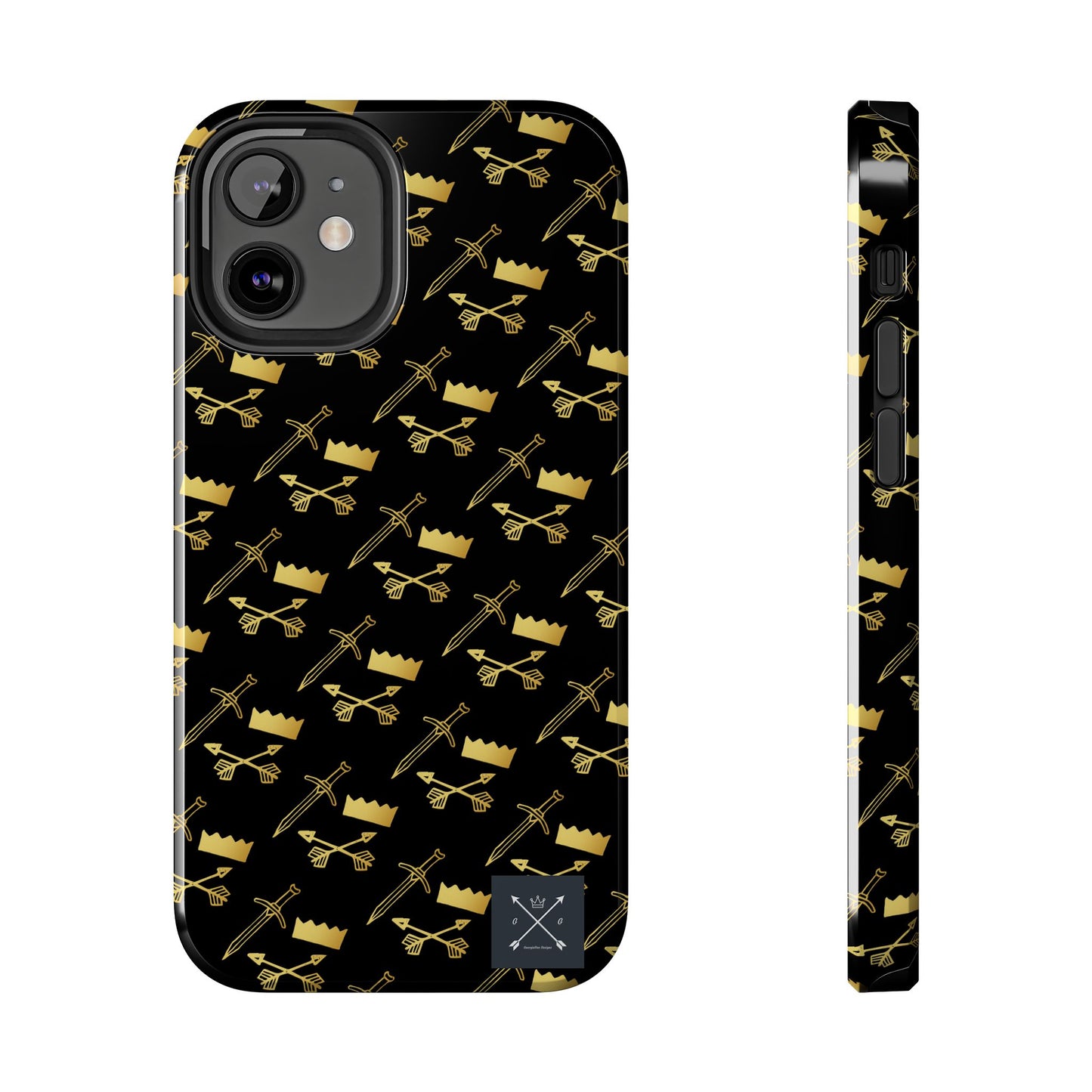 Gold and Bold Warrior (pattern) - Tough Phone Cases