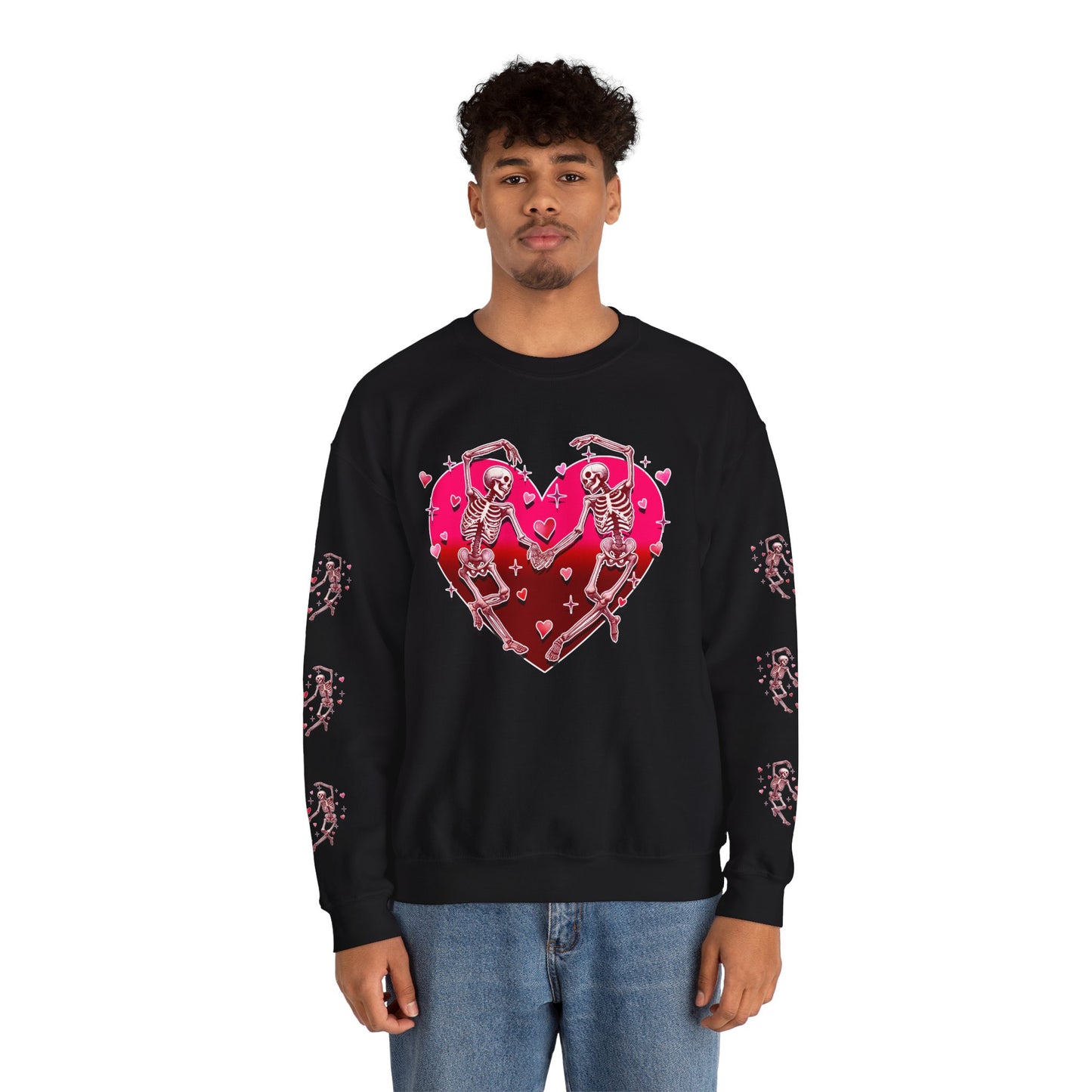 Dancing Skeleton Lovers - Crewneck Sweatshirt