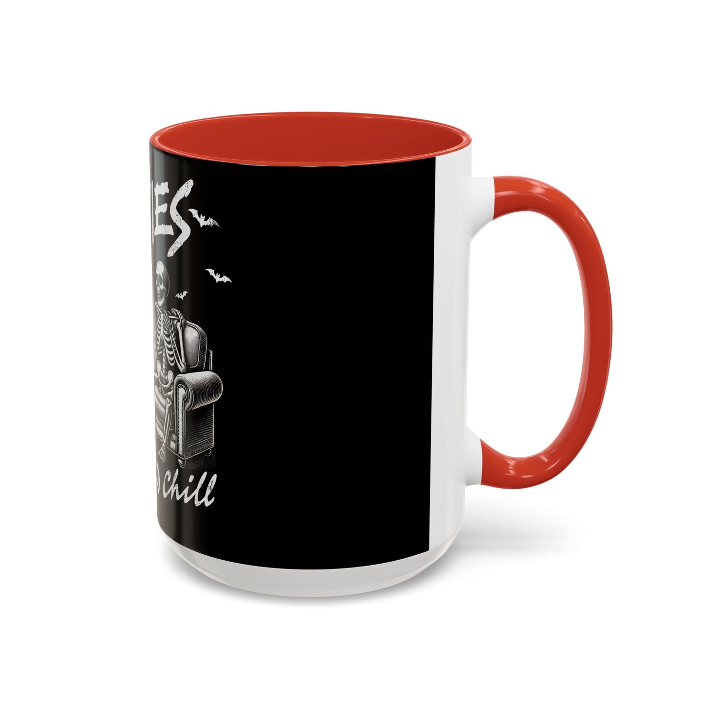 Horror Movies and Chill - Accent Coffee Mug (11, 15oz)