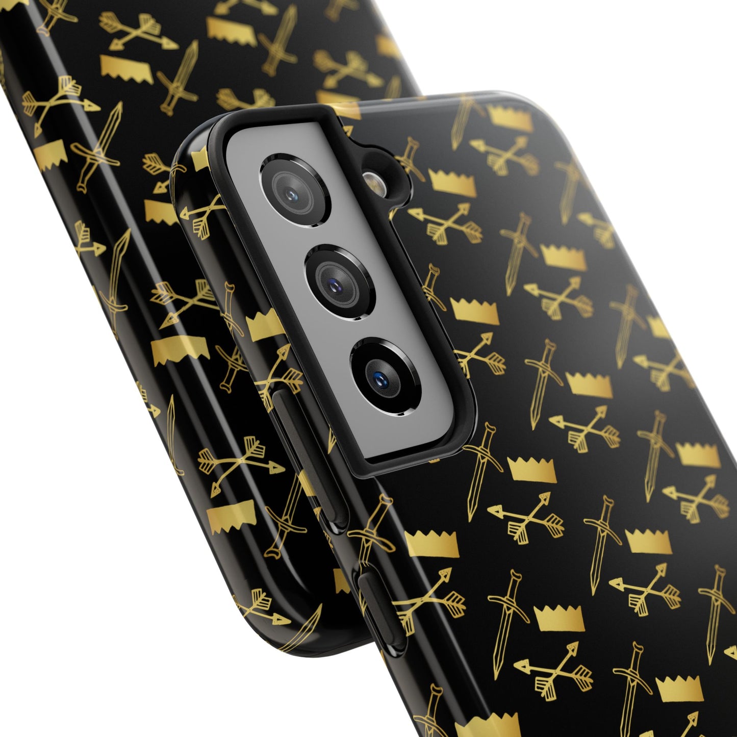 Gold and Bold Warrior (pattern) - Tough Phone Cases