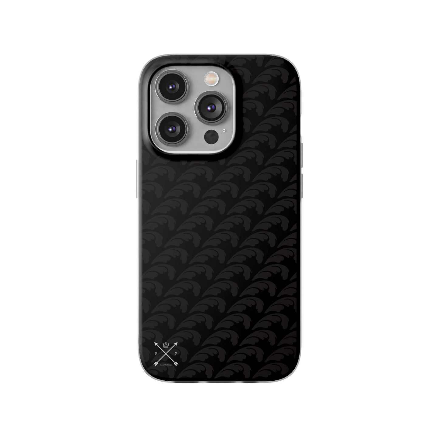 Beautiful Beloved Flourish (black/black) - Flexi Phone Cases