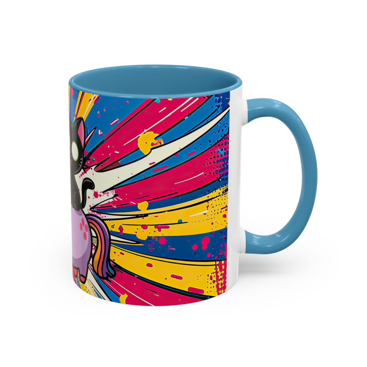 Giddy Up There's Chaos To Spread, Unicorn Cat Design - (11oz or 15oz) Coffee Mug