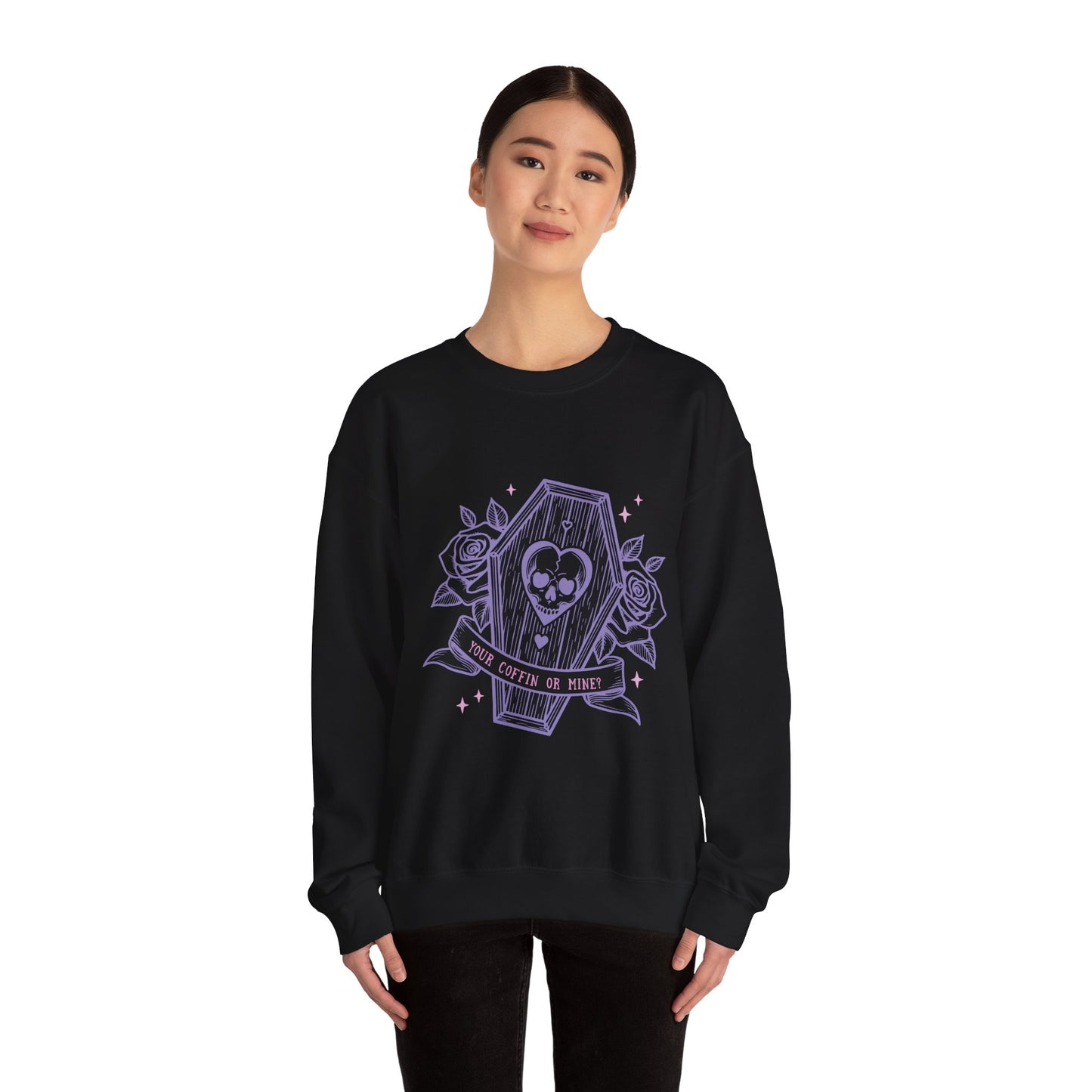 Your Coffin or Mine? - Unisex Heavy Blend™ Crewneck Sweatshirt