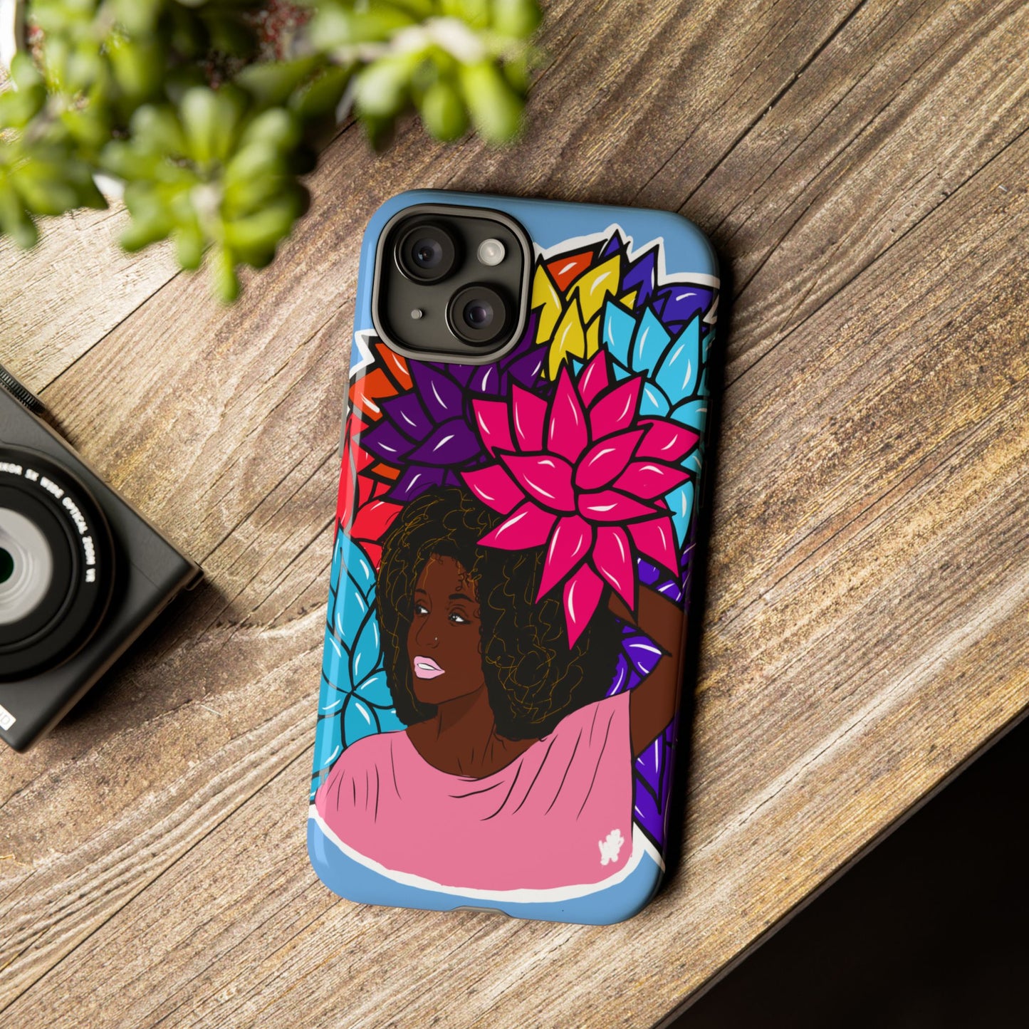 Beauty with Flowers - Tough Phone Cases