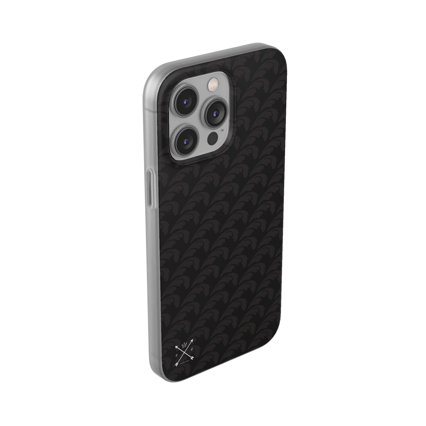 Beautiful Beloved Flourish (black/black) - Flexi Phone Cases