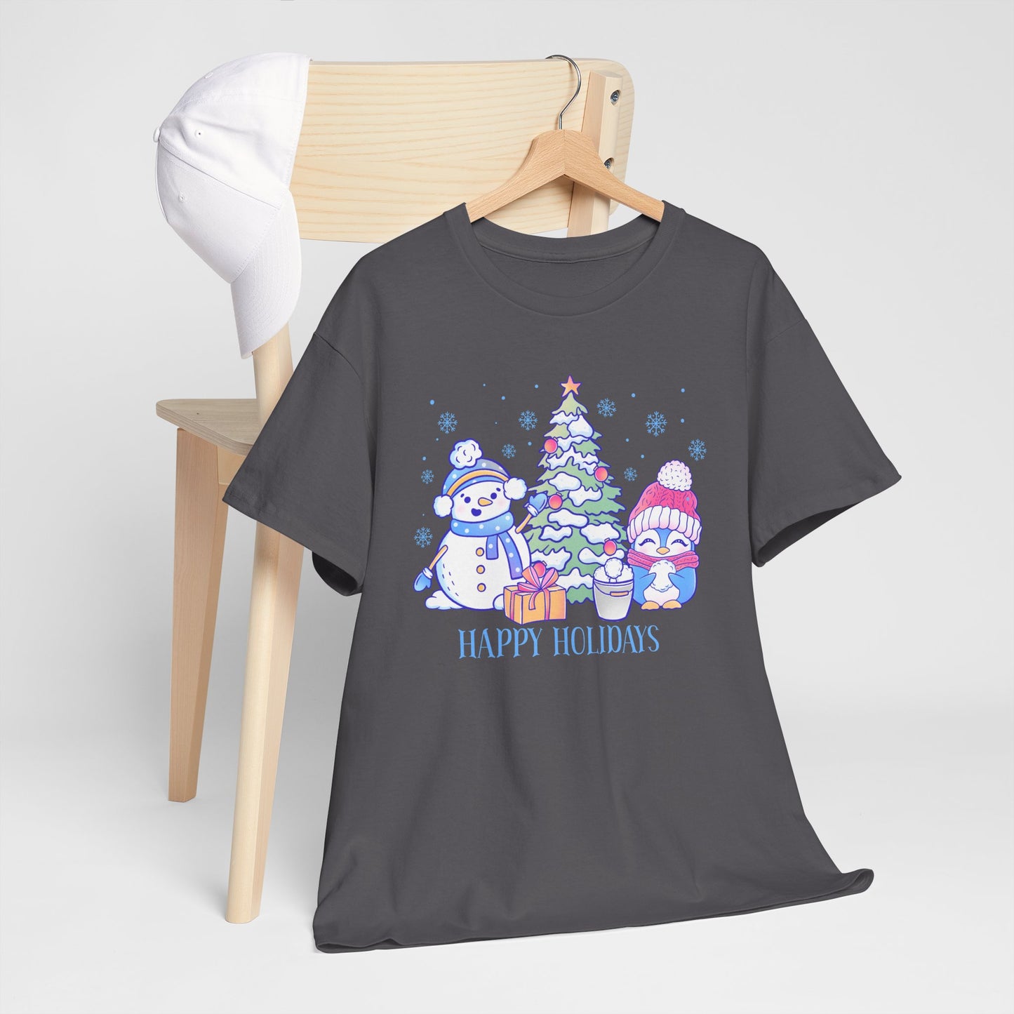 Christmas Holiday Unisex Tee - Happy Holidays