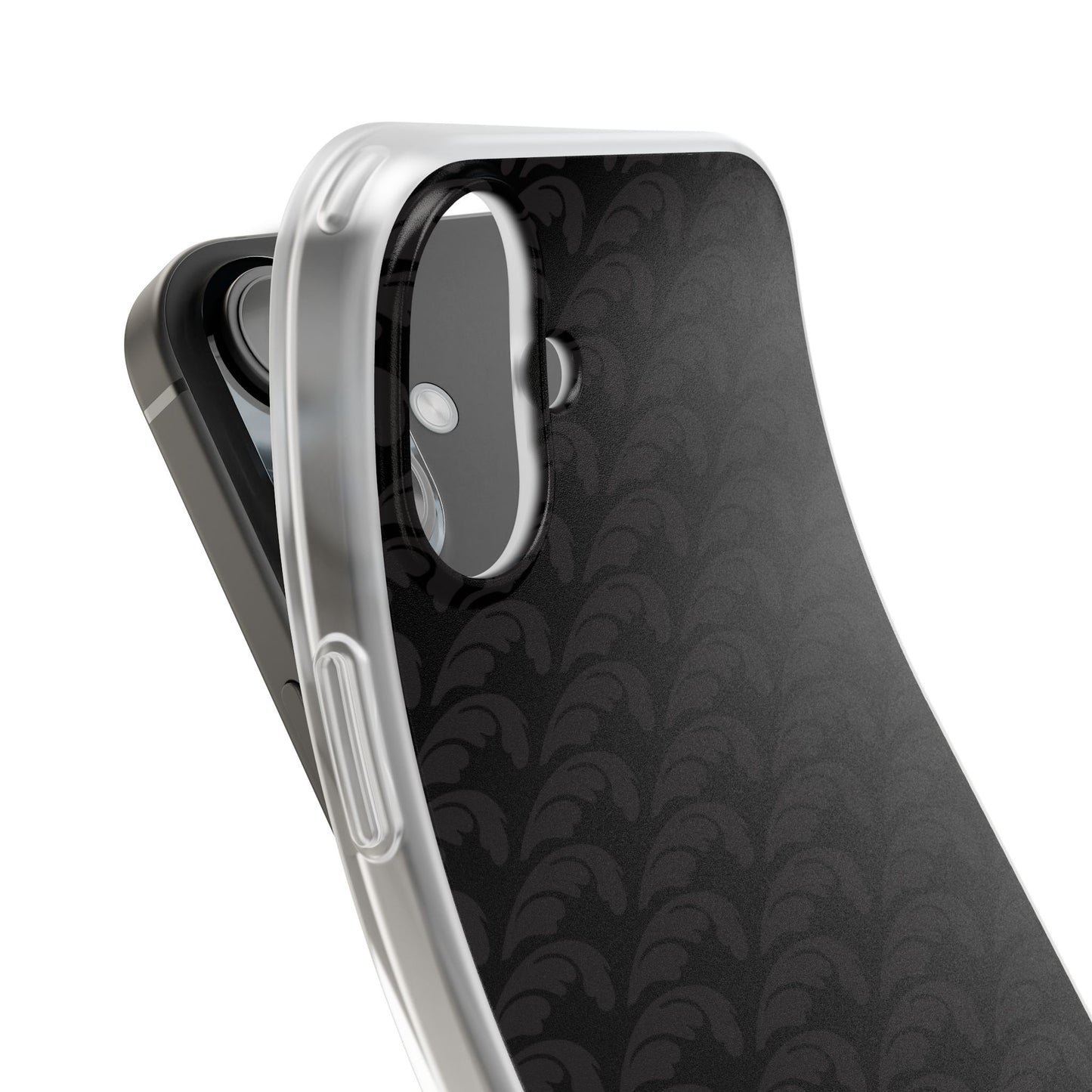 Beautiful Beloved Flourish (black/black) - Flexi Phone Cases