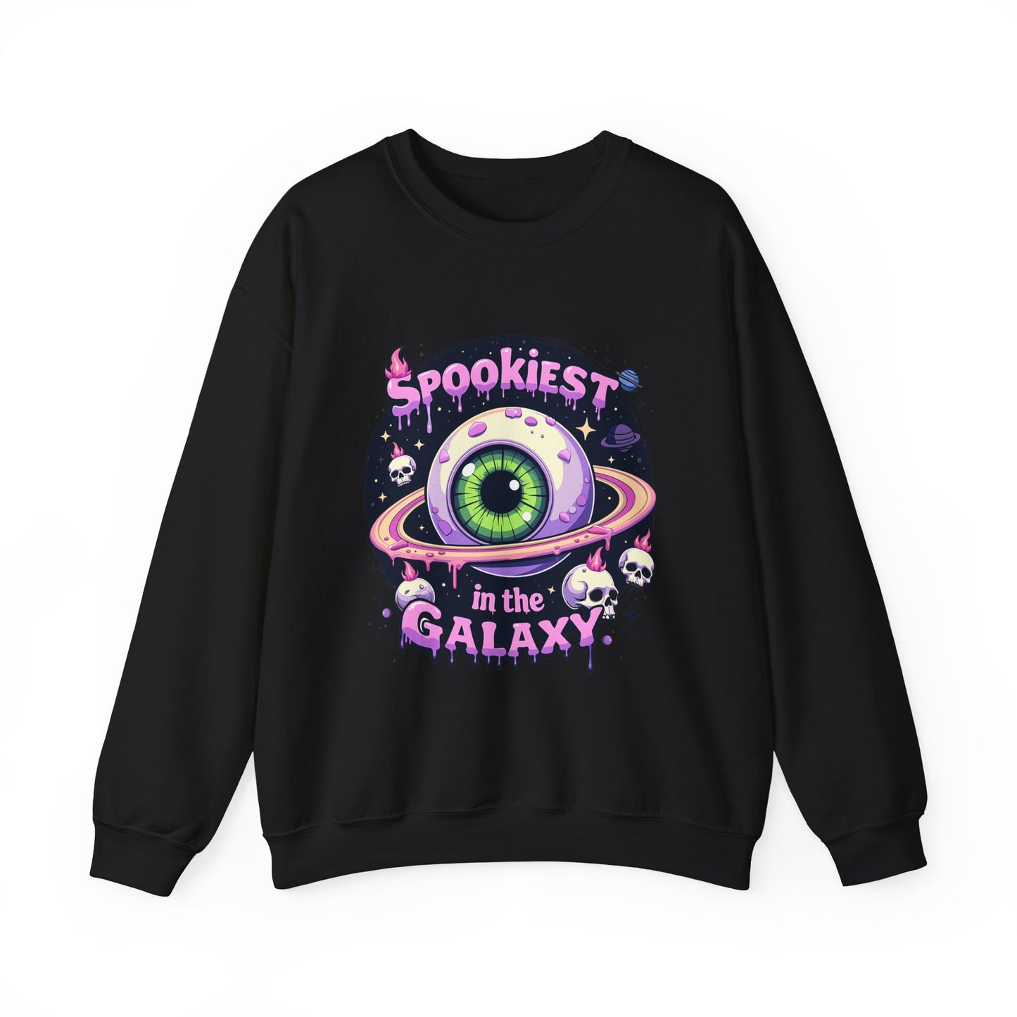 Spookiest in the Galaxy, Eyeball Planet Design - Sweatshirt