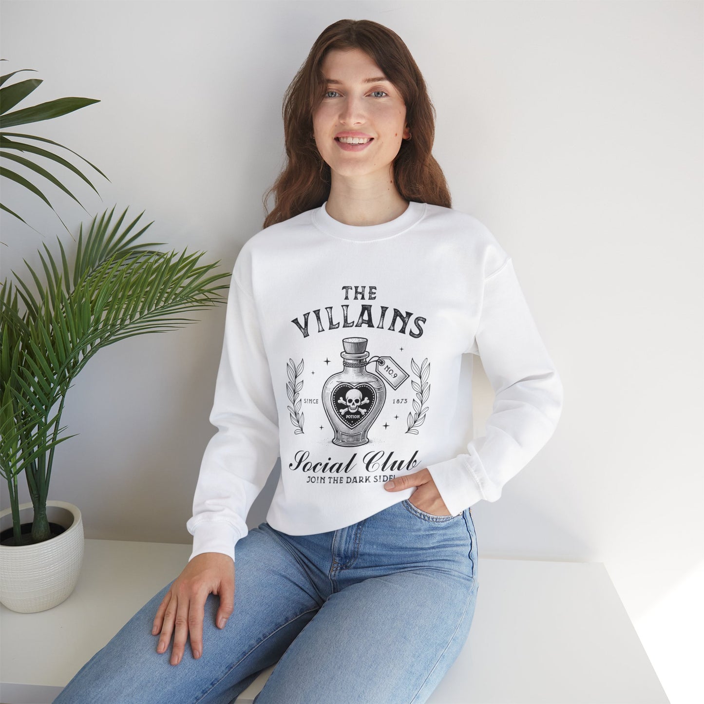 The Villains Social Club - Unisex Heavy Blend™ Crewneck Sweatshirt