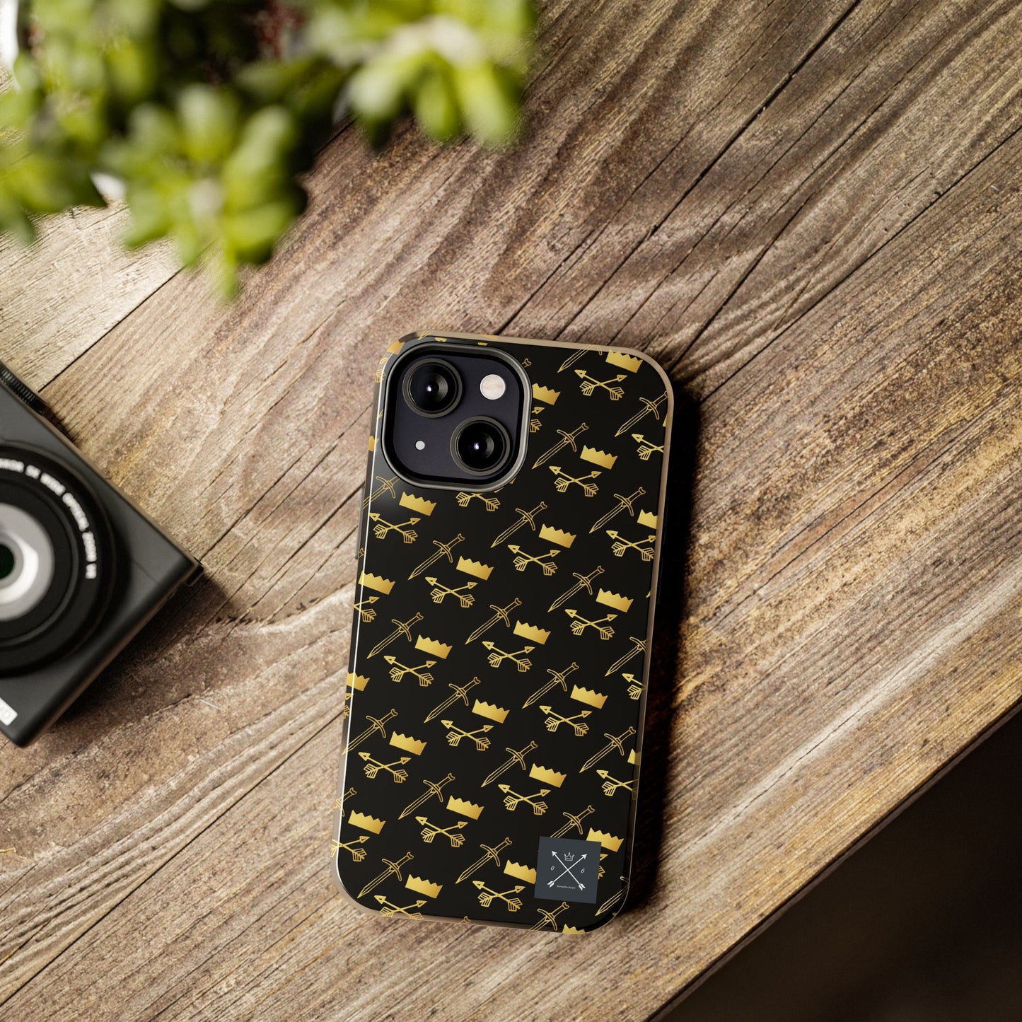 Gold and Bold Warrior (pattern) - Tough Phone Cases