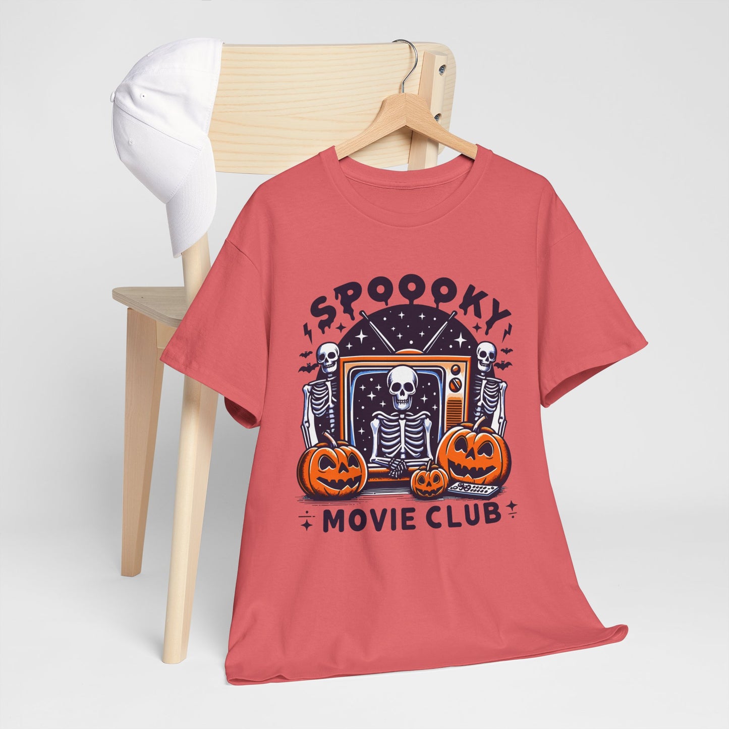 Spooky Movie Club Theme -  Unisex Cotton Tee