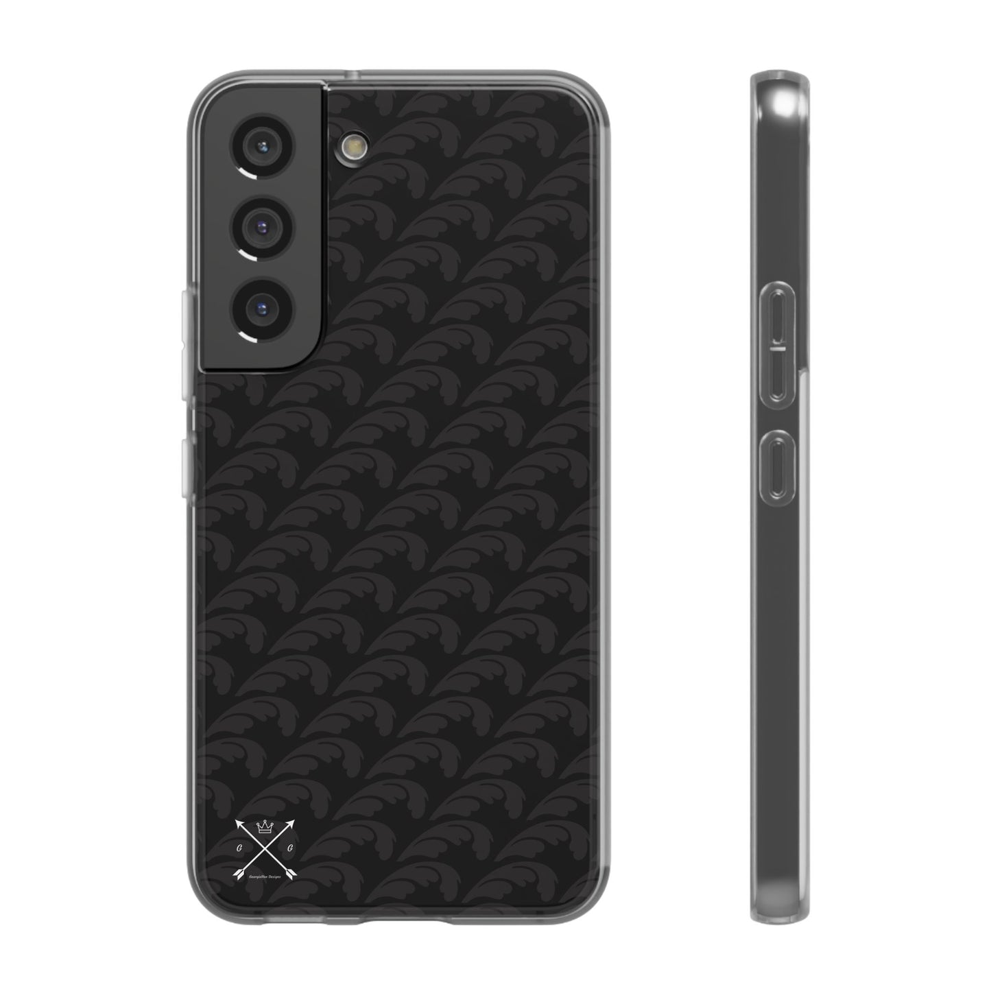 Beautiful Beloved Flourish (black/black) - Flexi Phone Cases