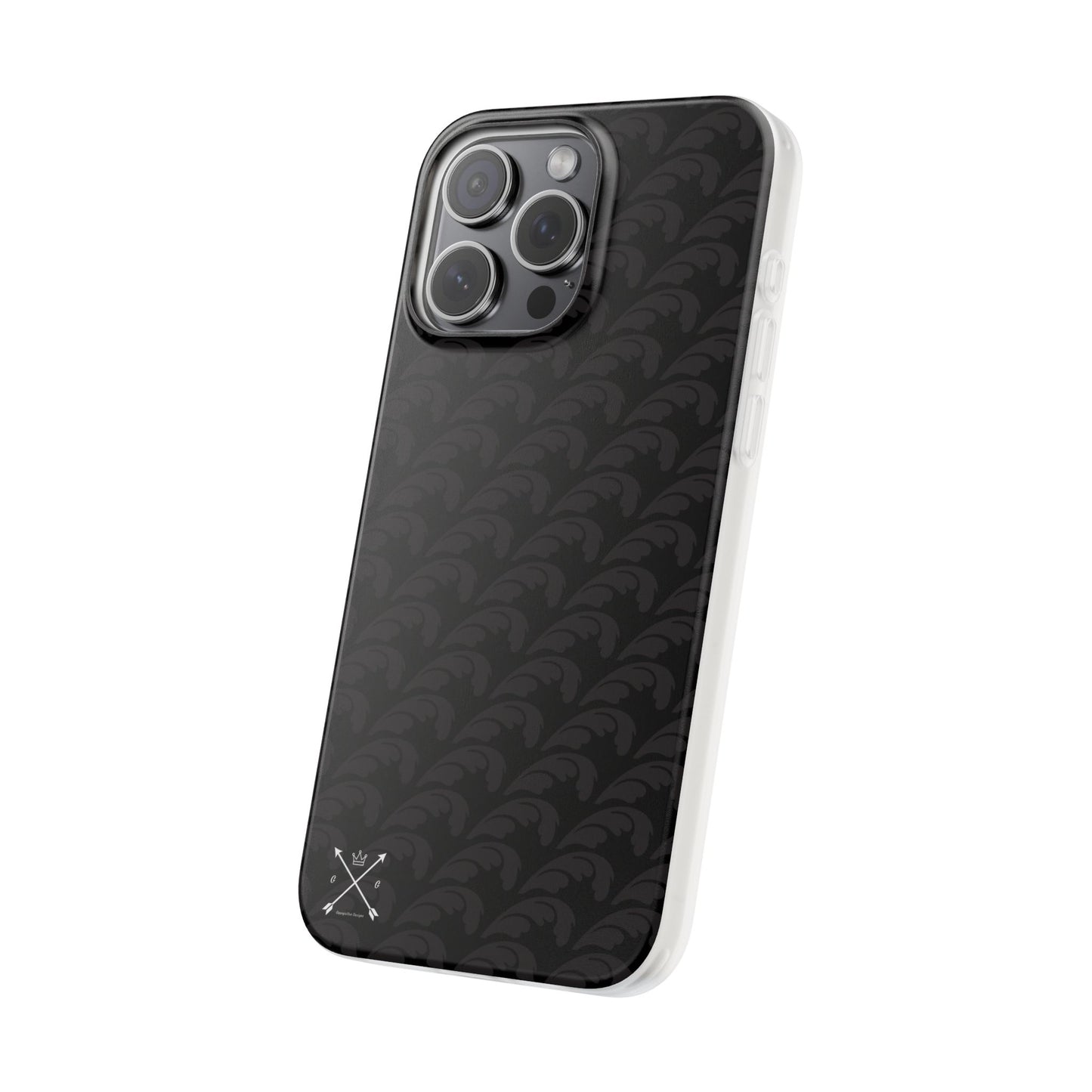 Beautiful Beloved Flourish (black/black) - Flexi Phone Cases