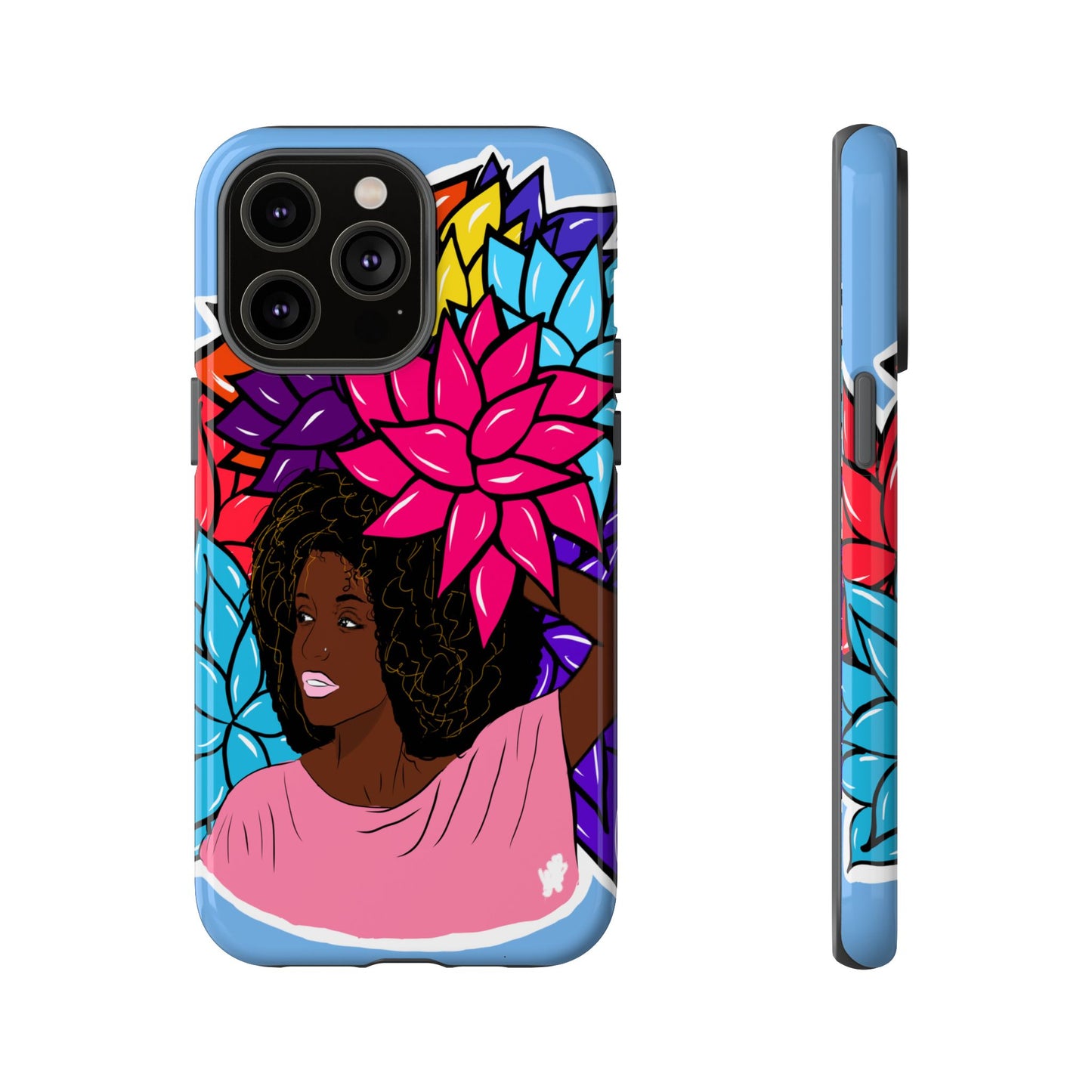 Beauty with Flowers - Tough Phone Cases