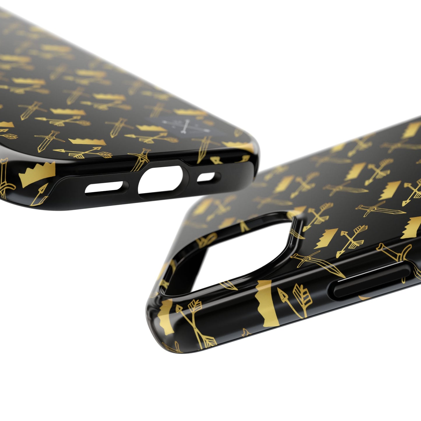 Gold and Bold Warrior (pattern) - Tough Phone Cases