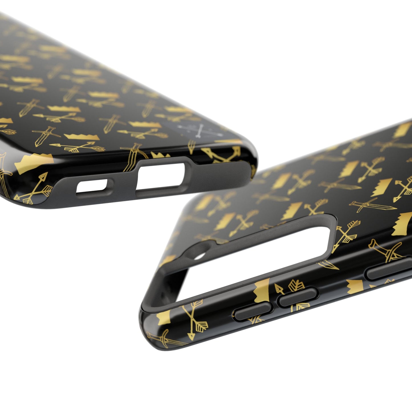 Gold and Bold Warrior (pattern) - Tough Phone Cases