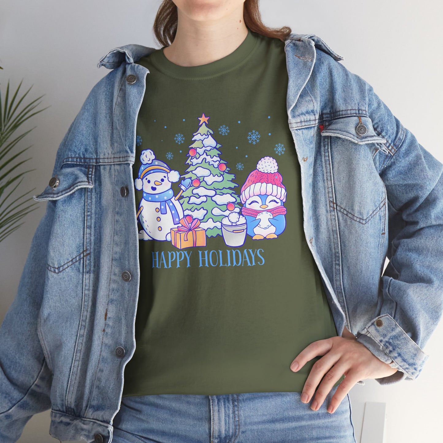 Christmas Holiday Unisex Tee - Happy Holidays