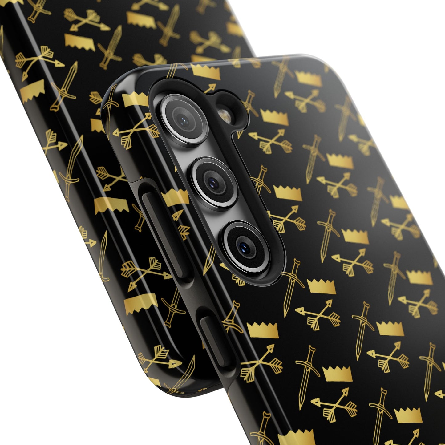 Gold and Bold Warrior (pattern) - Tough Phone Cases